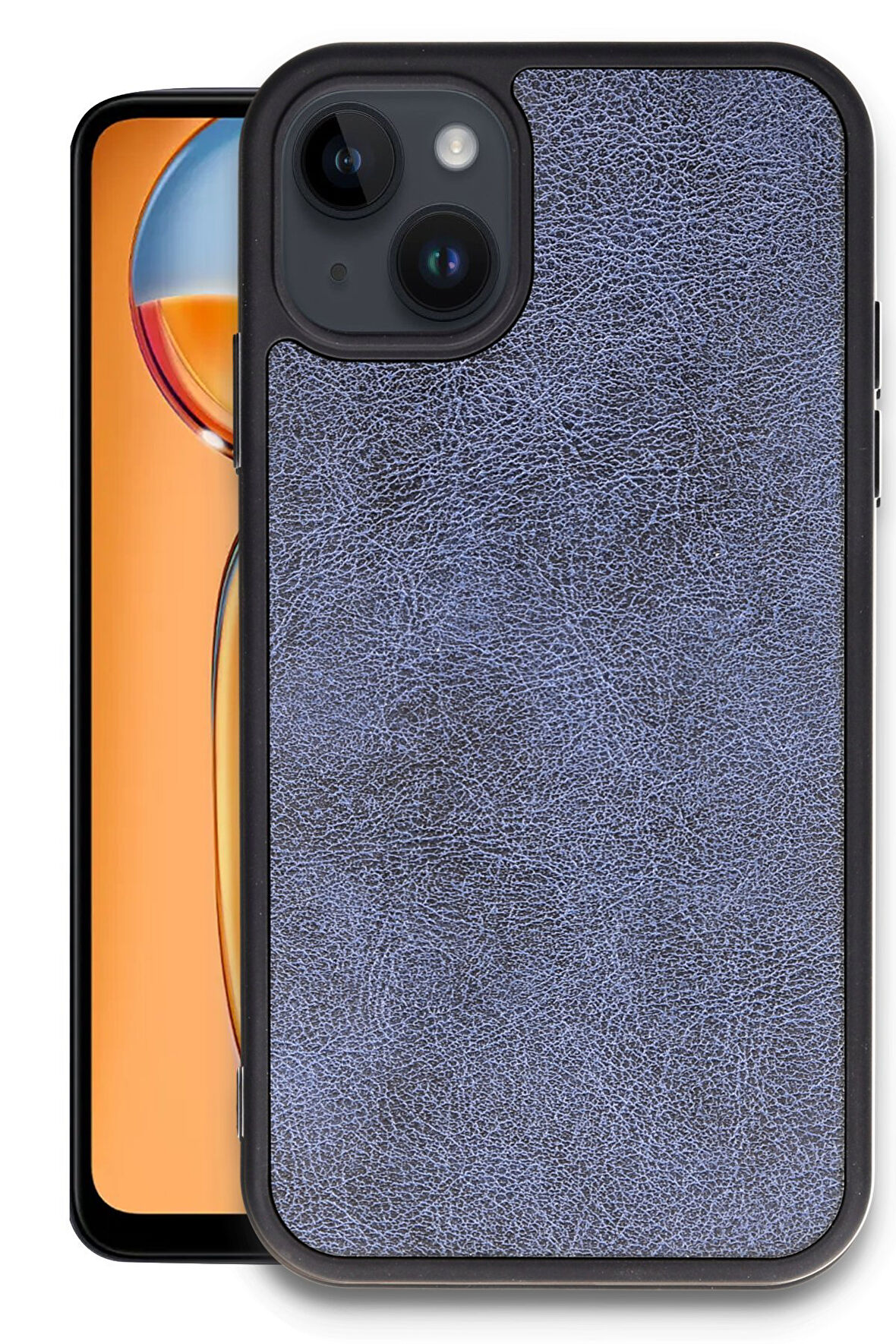 Mkorayavm iPhone 15 Leke Tutmayan İz Yapmayan Estetik Tasarım Deri Kılıf 