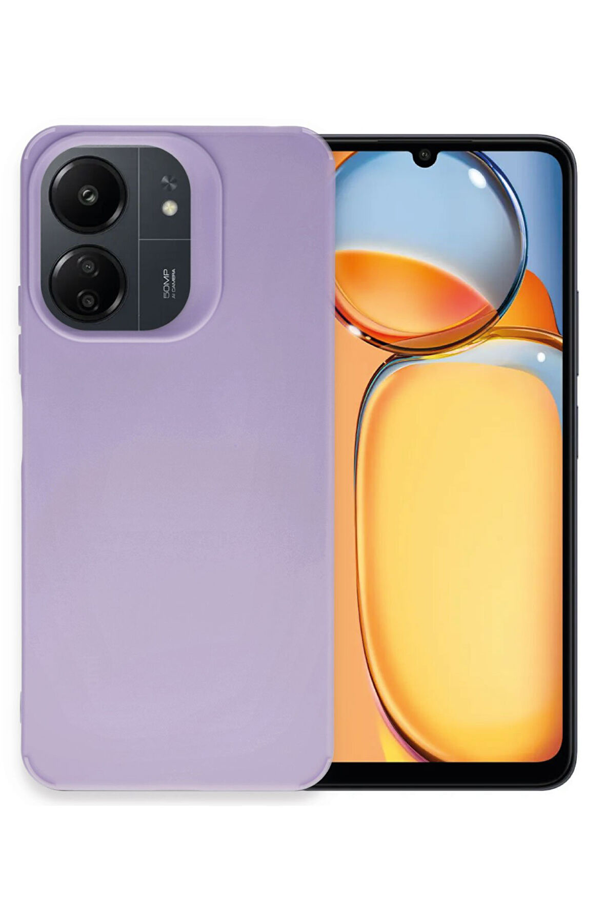 Mkorayavm Xiaomi Poco C65 Kayma Yapmayan Yerli Üretim Petro Silikon Kılıf 