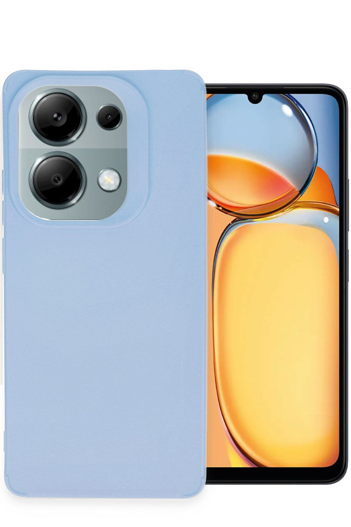 Mkorayavm Xiaomi Redmi Note 13 Pro 4G Kayma Yapmayan Yerli Üretim Petro Silikon Kılıf 
