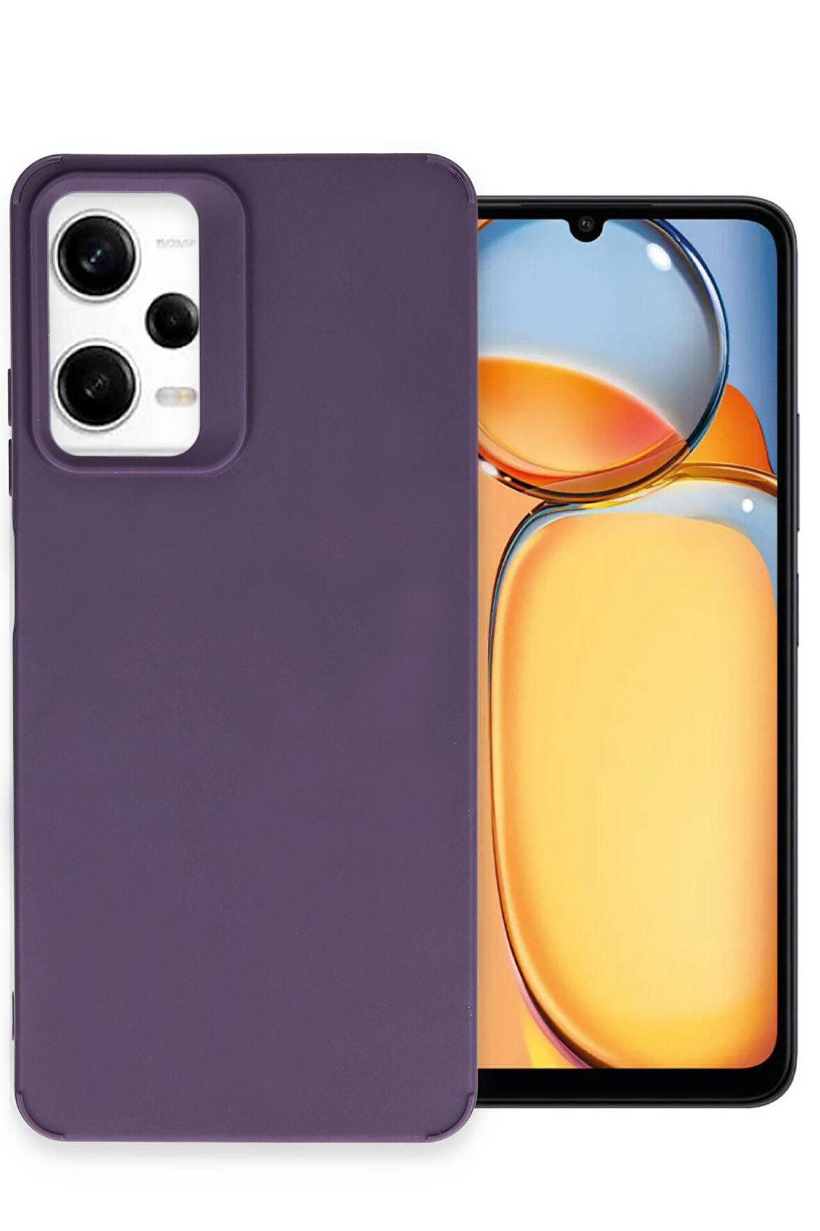 Mkorayavm Xiaomi Redmi Note 12 Pro 4G Kayma Yapmayan Yerli Üretim Petro Silikon Kılıf 