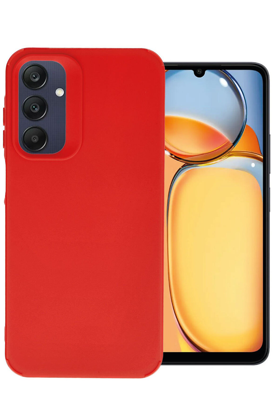 Mkorayavm Samsung Galaxy A25 5G Kayma Yapmayan Yerli Üretim Petro Silikon Kılıf 