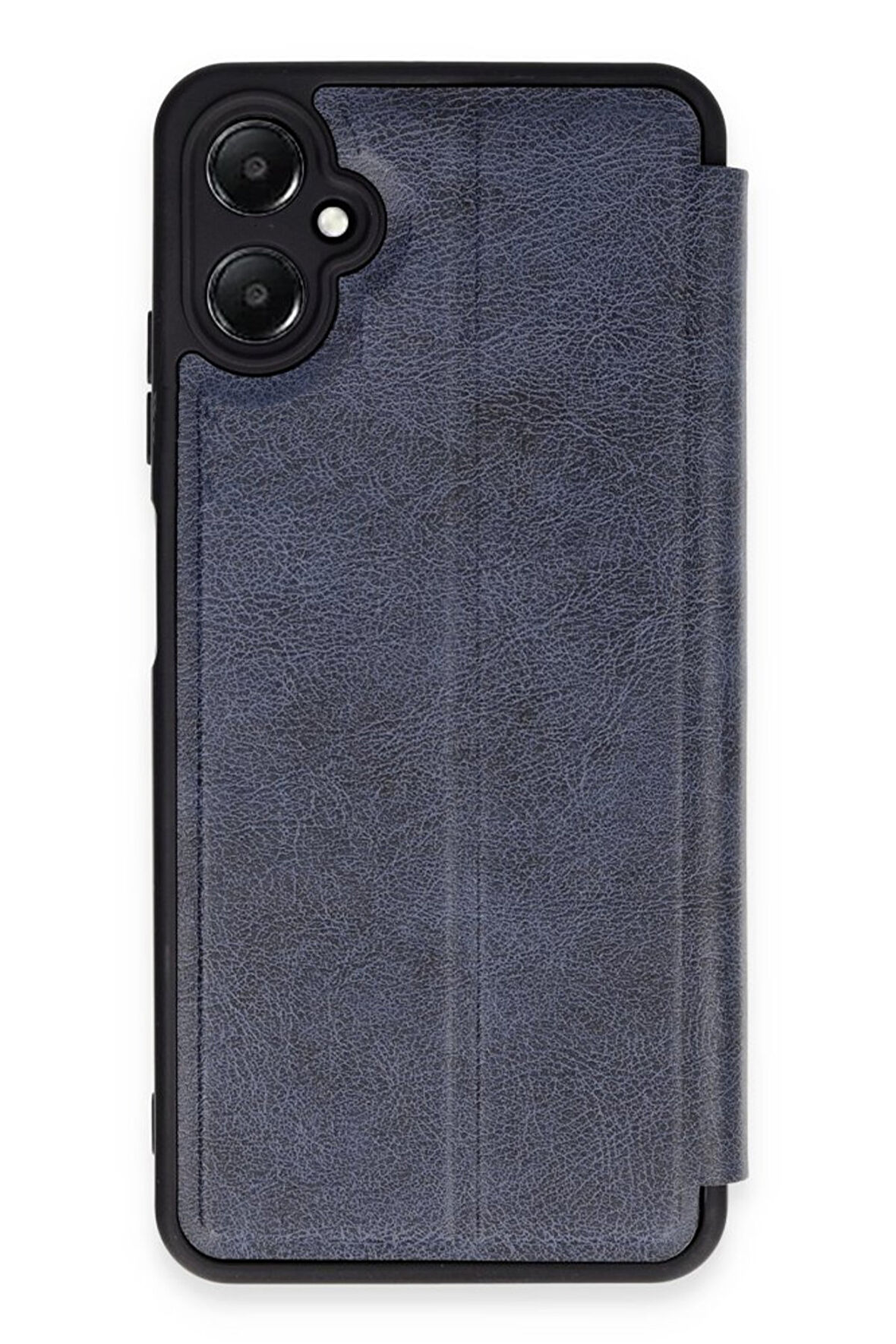 Mkorayavm Samsung Galaxy A05 Stand Olabilen İç Kısmı Kadife Deri Yüzeyli Kapaklı Kılıf