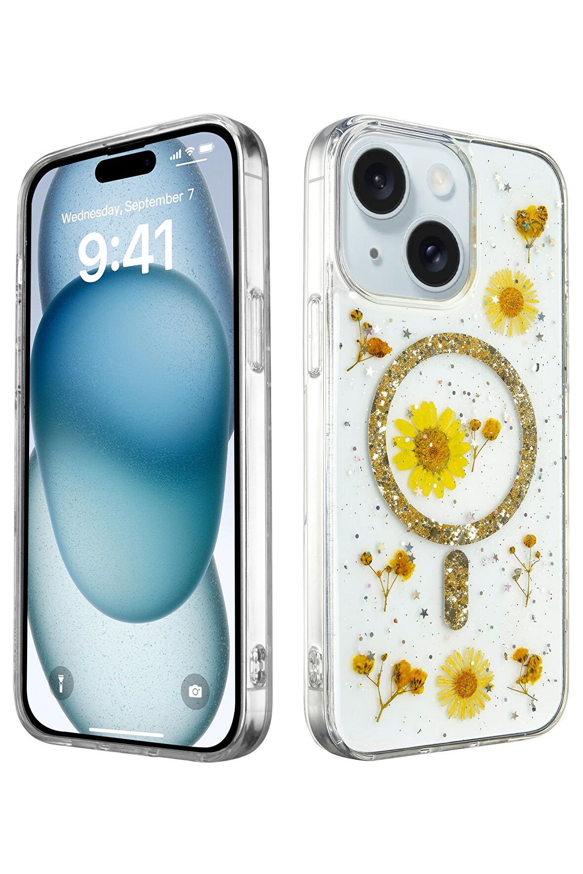Mkorayavm iPhone 14 Simli Magsafe Özellikli Şeffaf Kapak
