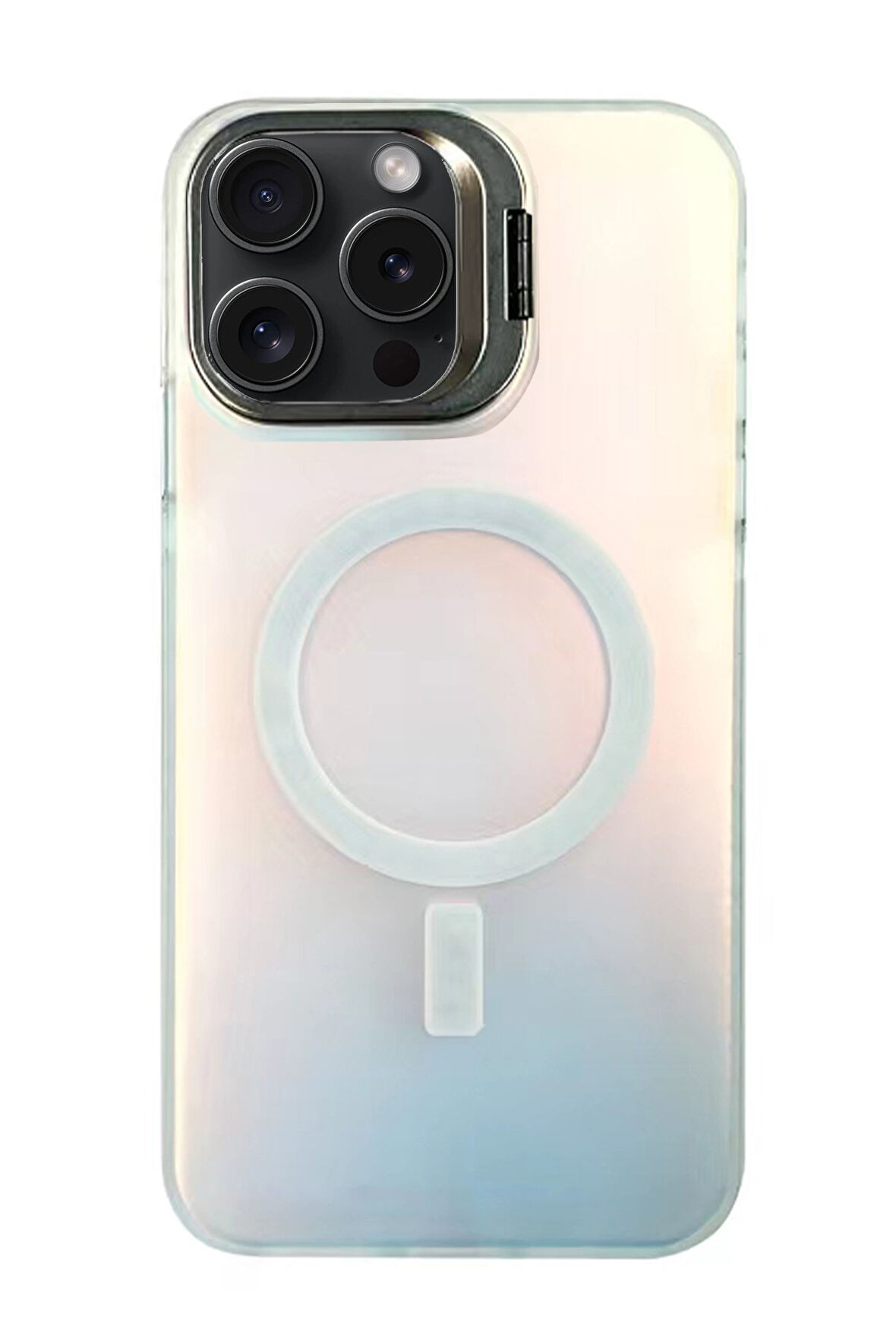 Mkorayavm Apple iPhone 14 Pro Max Uyumlu Standlı Kamera Korumalı Magsafe Kapak