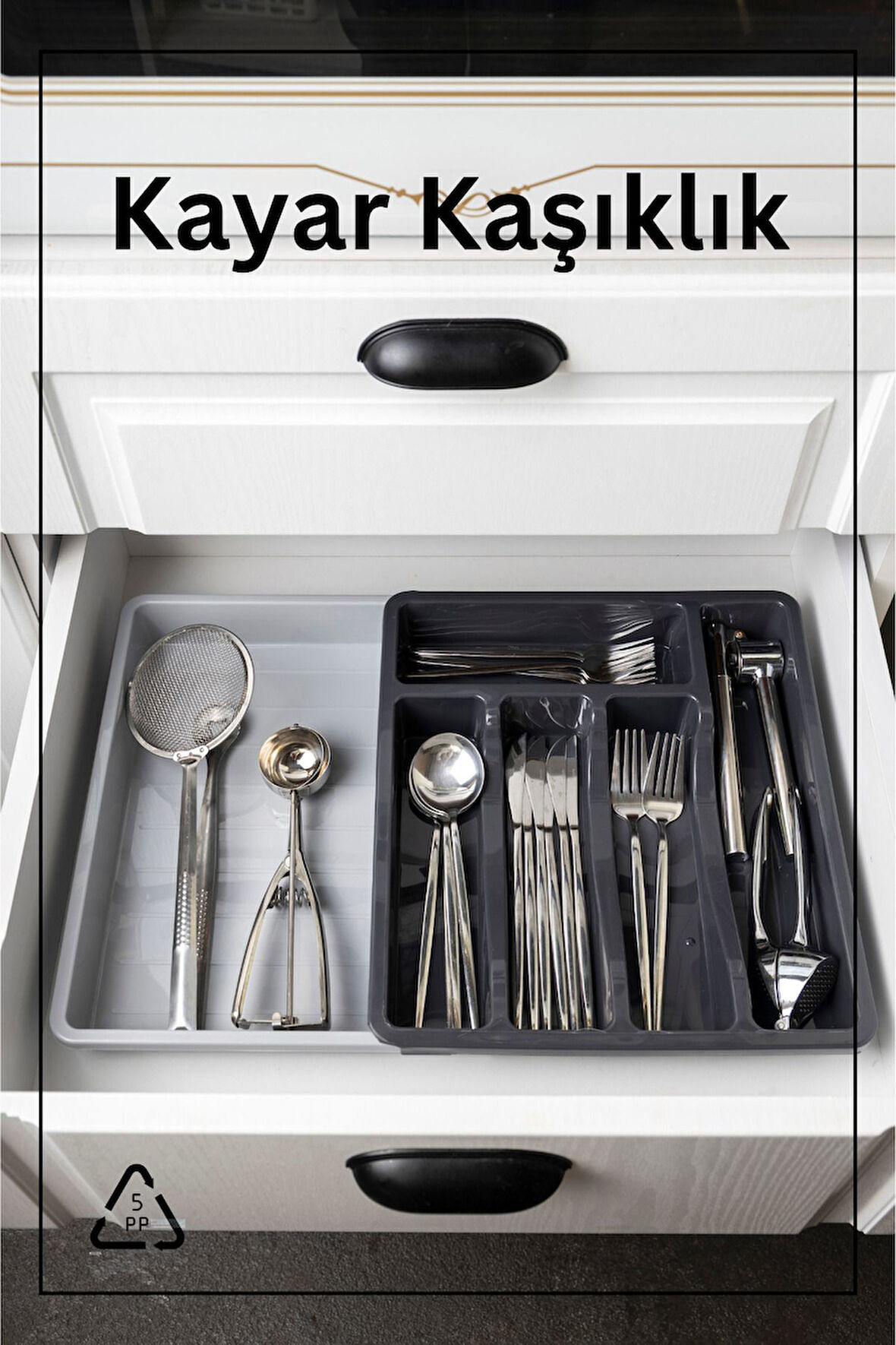 NY HOME Pratik Çekmece İçi Kayar Kaşıklık
