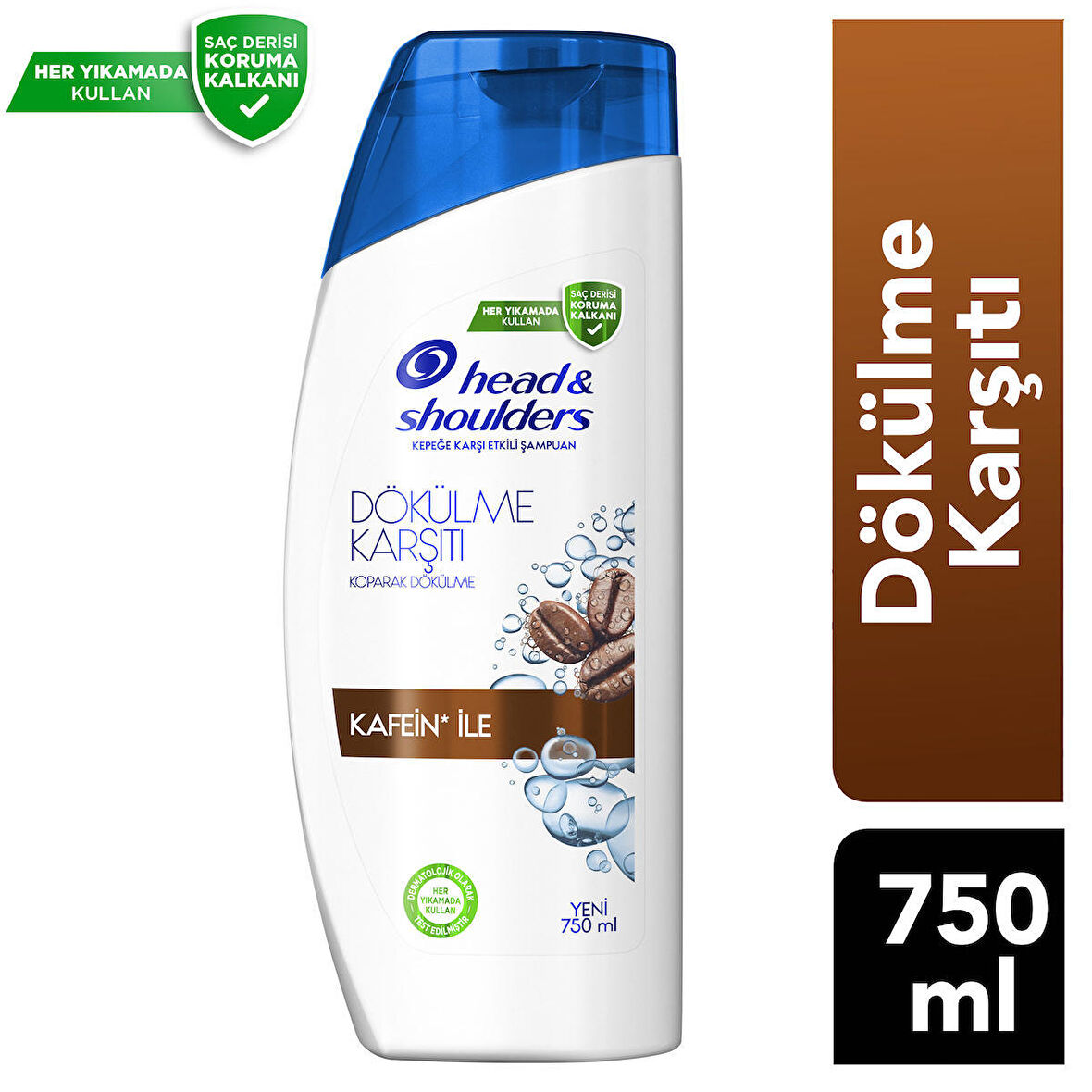 Head & Shoulders Kafeinli  Dökülme Karıştı Şampuan 750 ml