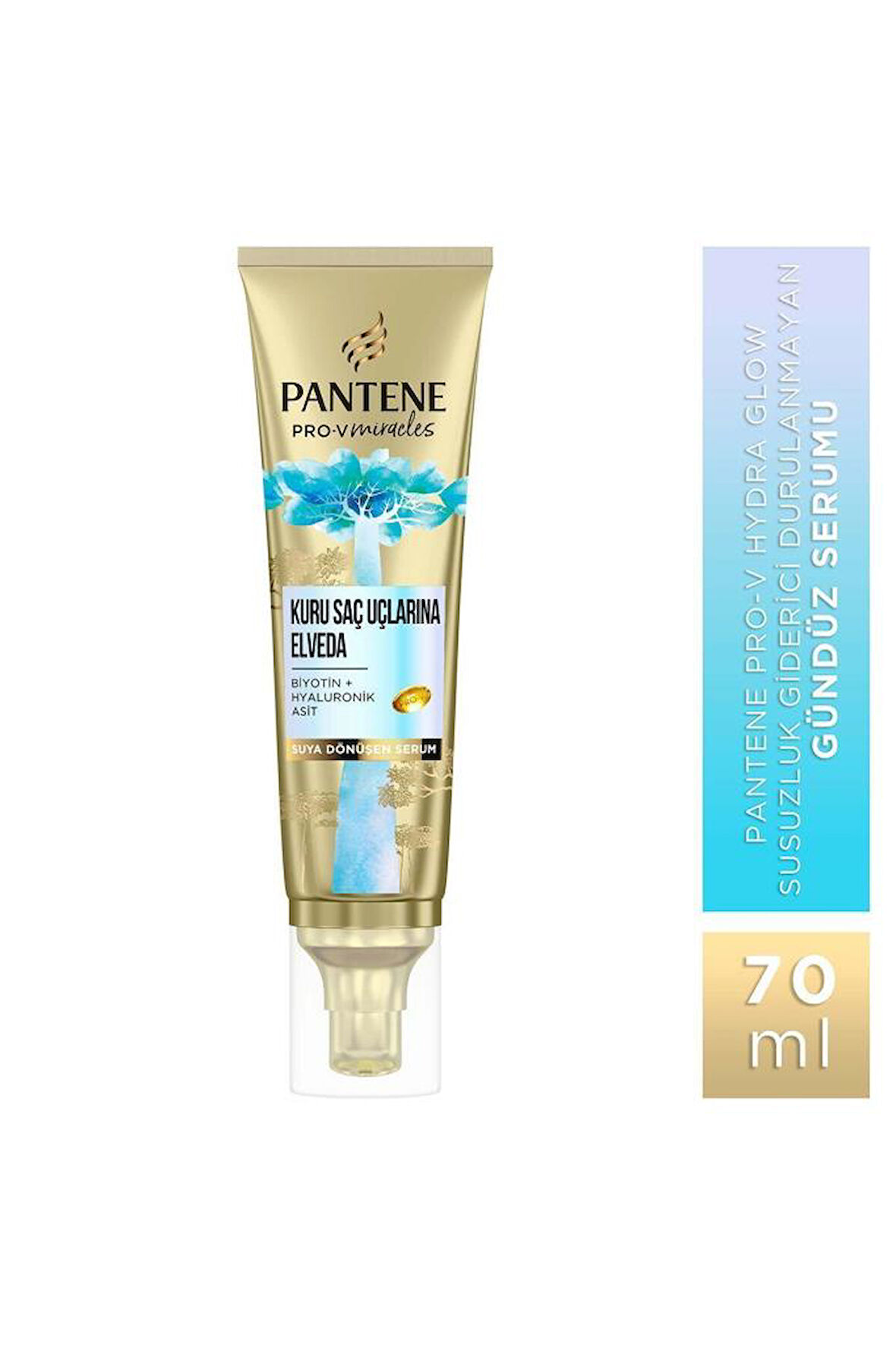 Pantene Hydra Glow Durulanmaz Kuru Saçlar için Saç Serumu 70 ml 