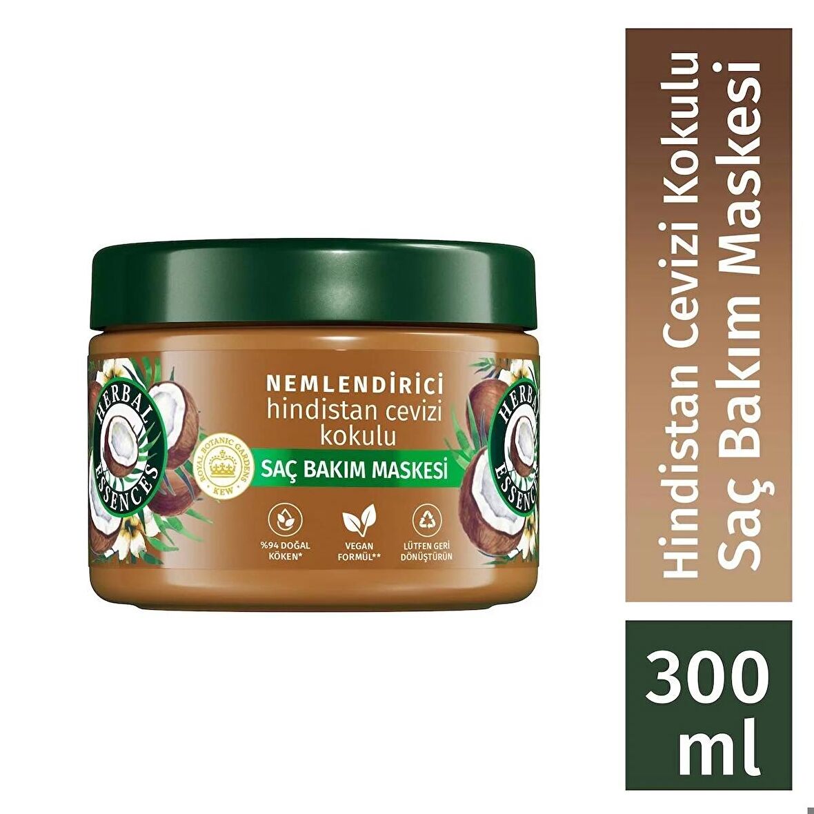 Nemlendirici Hindistan Cevizi Kokulu Saç Bakım Maskesi 300ml