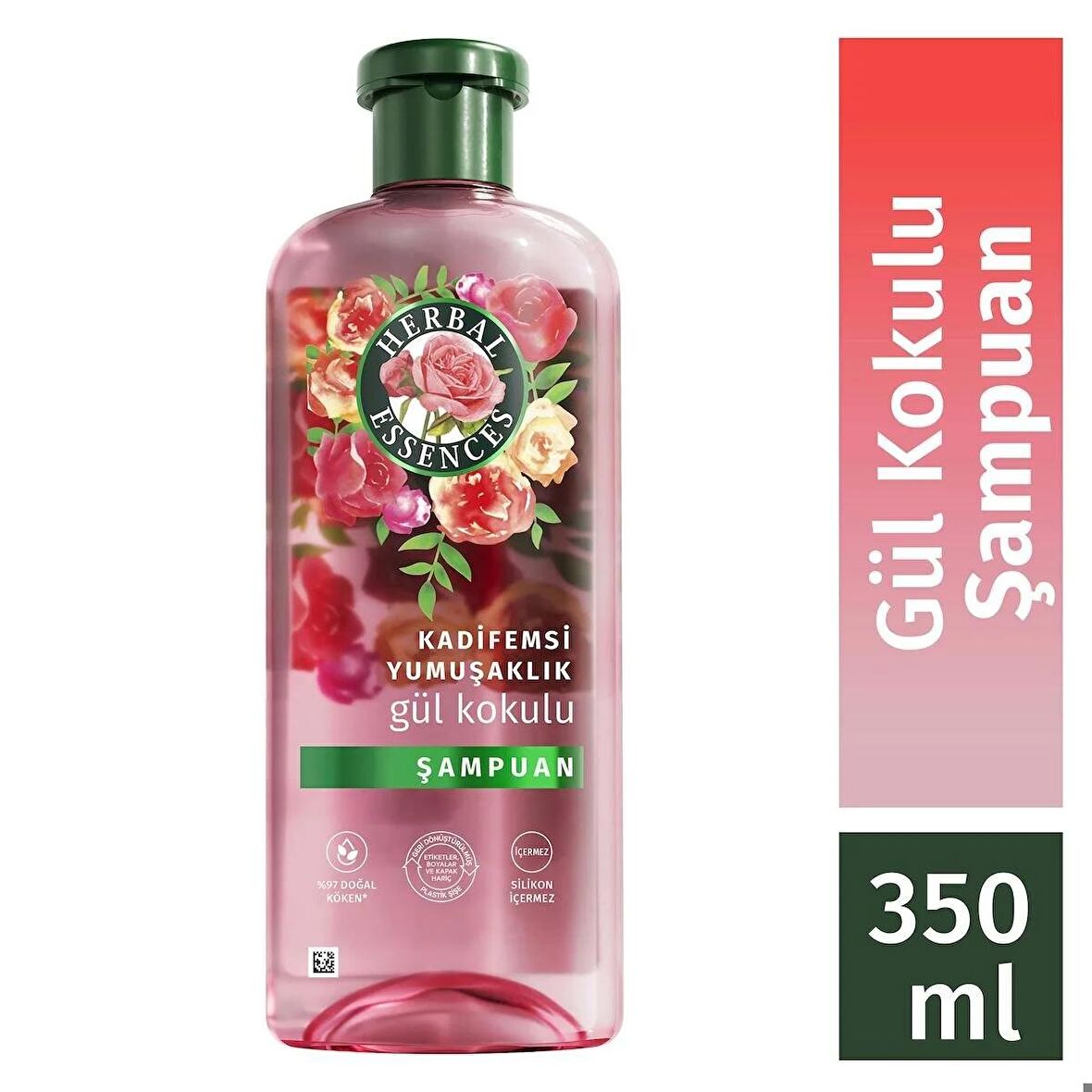 Kadifemsi Yumuşaklık Gül Kokulu Şampuan 350ml