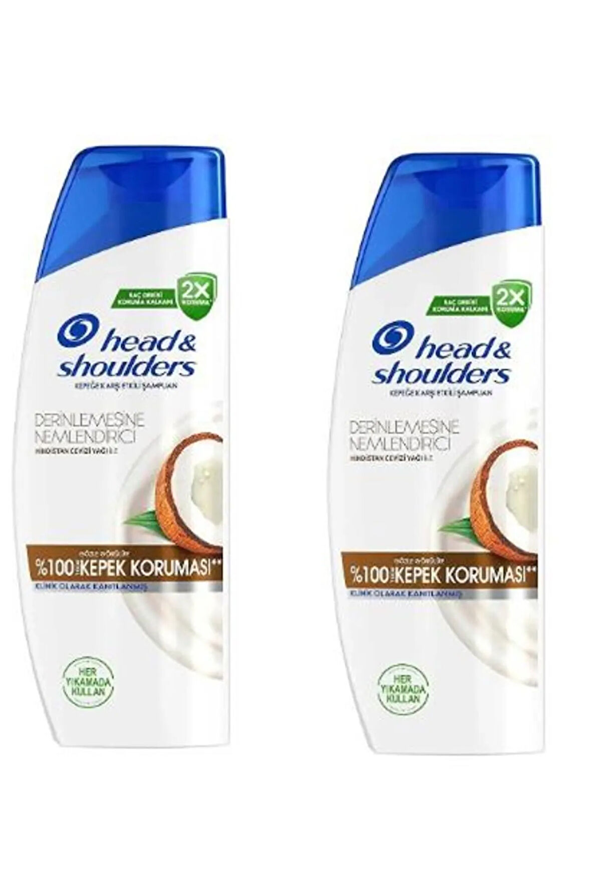 Head & Shoulders Şampuan 330 ml 2-1 Derinlemesine Nemlendirci x2 Adet