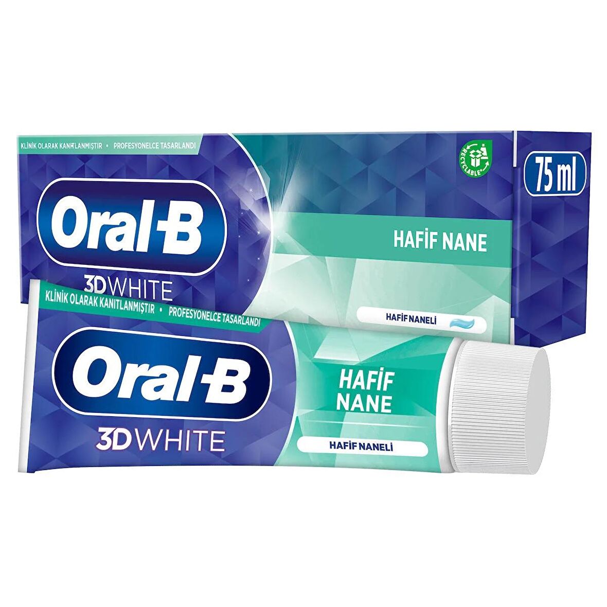 Oral-B Pro 3D White Hafif Nane Diş Macunu 75 ml