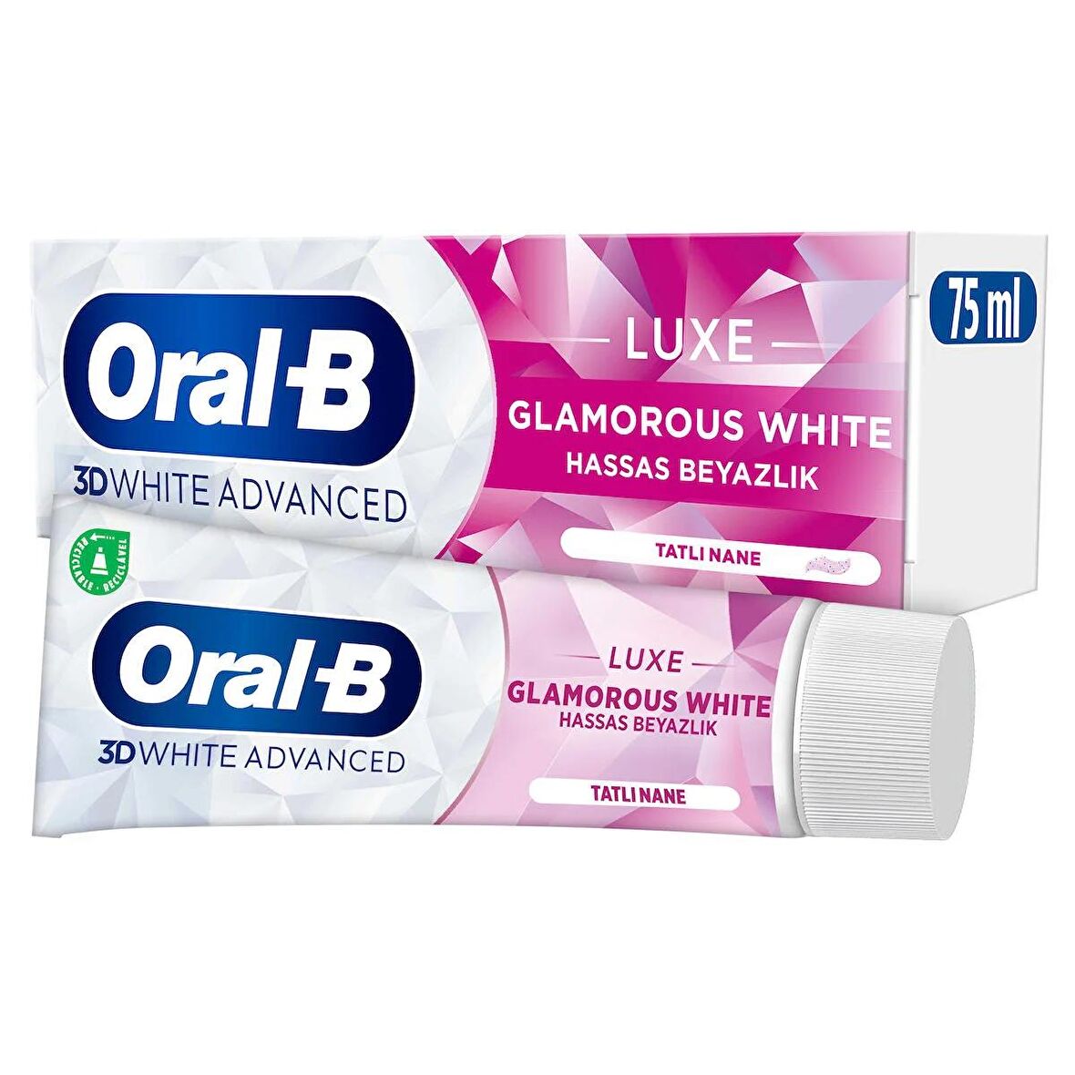 Oral-B Pro 3D White Advanced Luxe Glamorous White Diş Macunu 75 ml