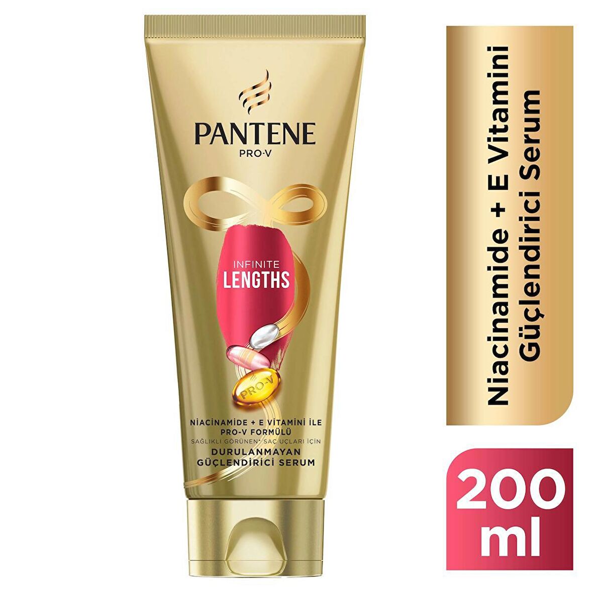 Pantene Pro-V Strength Durulanmayan Saç Serumu Uzun ve Sağlıklı Görünen Saçlar için 200 ml