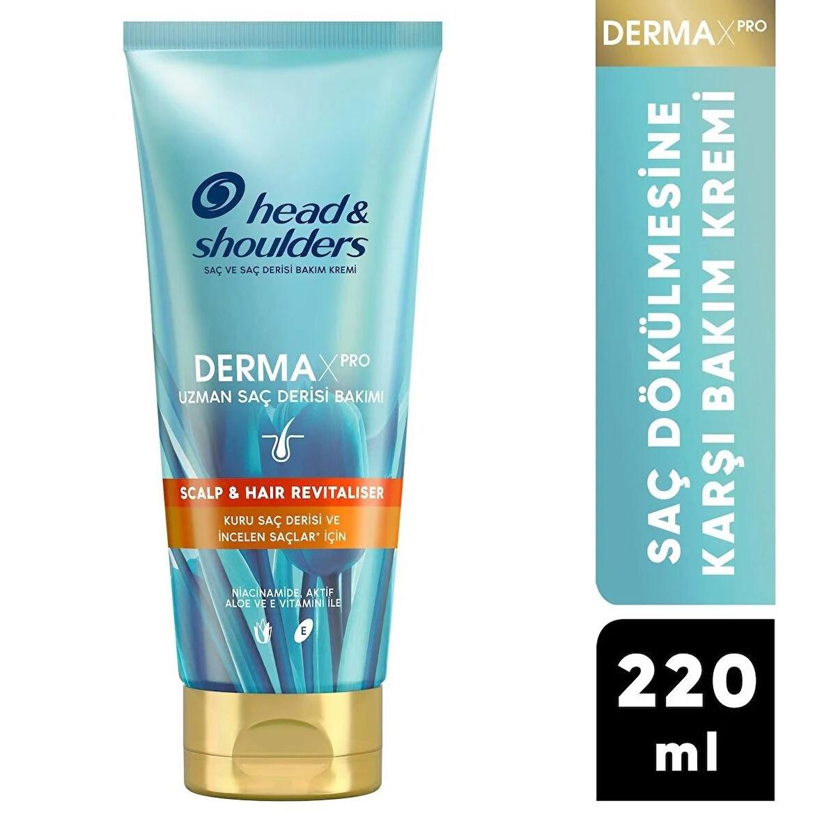 Head & Shoulders Dermaxpro Scalp Revitaliser Saç Dökülme Karşıtı Saç Kremi 220 ml