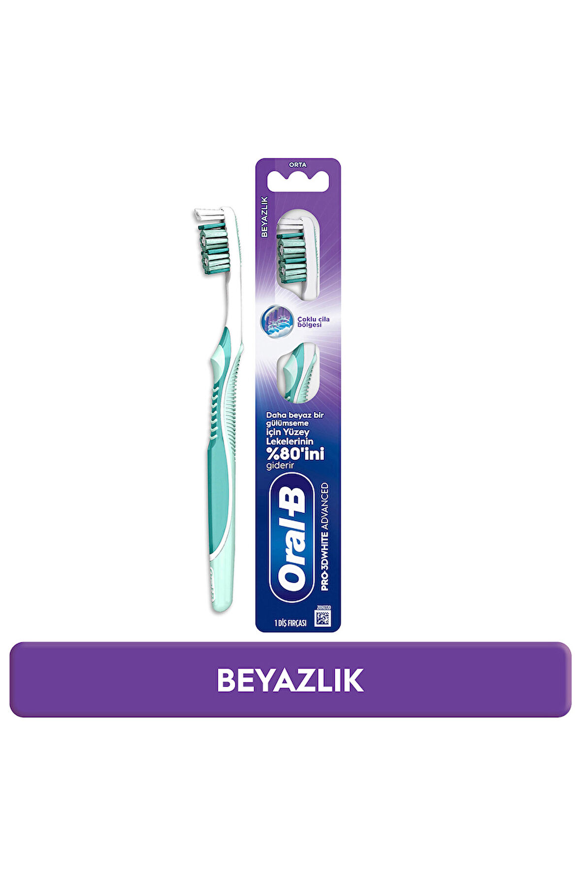 ORAL-B PRO-3DWHİTE ADVANCED BEYAZLIK DİŞ FIRÇASI - ORTA