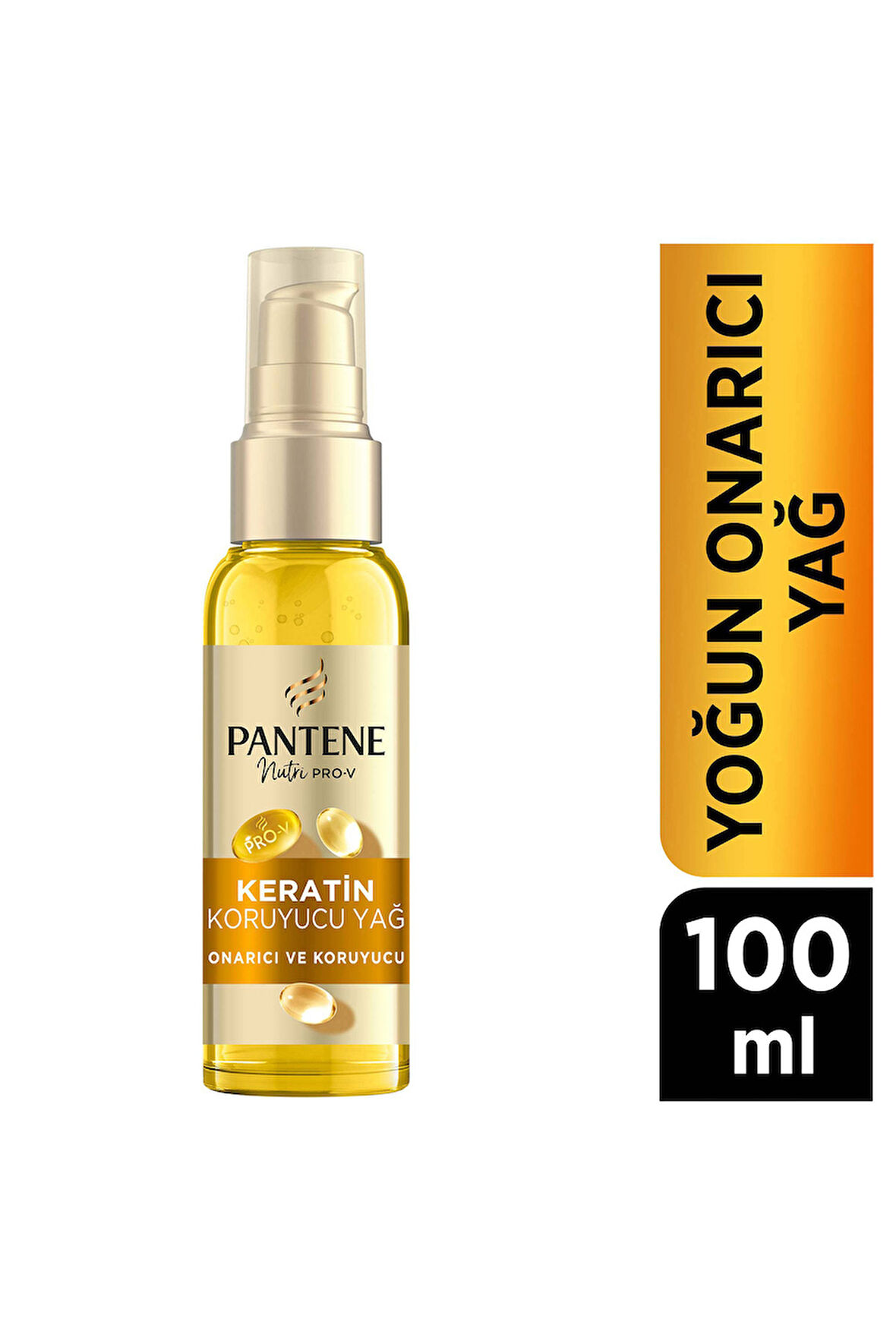 Pantene Pro-V E Vitaminli Keratin Koruyucu Yoğun Onarıcı Saç Bakım Yağı 100 Ml