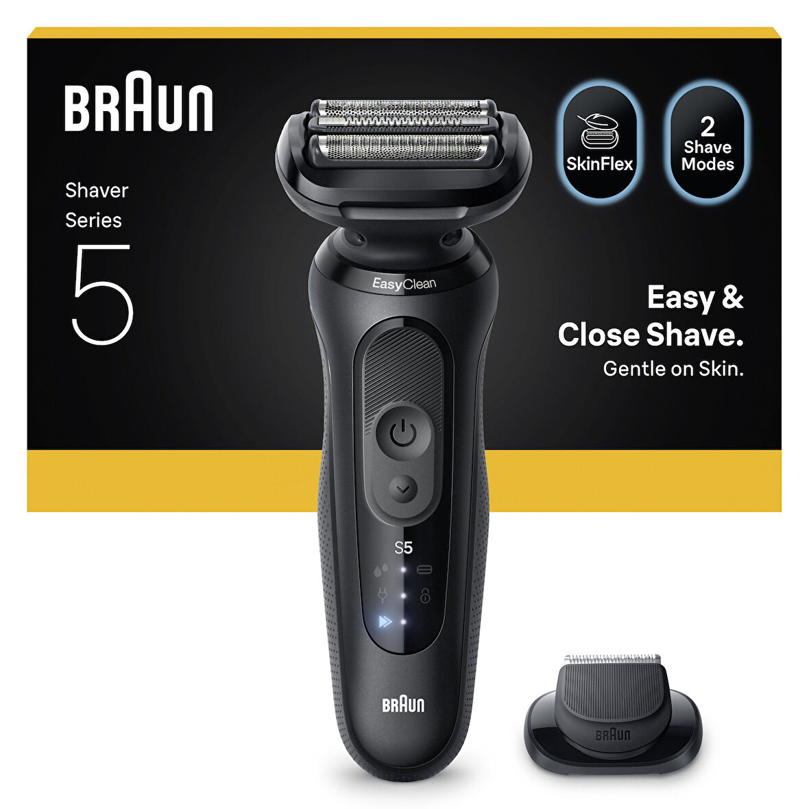 Braun Series 5 Elektrikli Tıraş Makinesi, Islak ve Kuru, Hassas Düzeltici Başlık, 52-N1200S