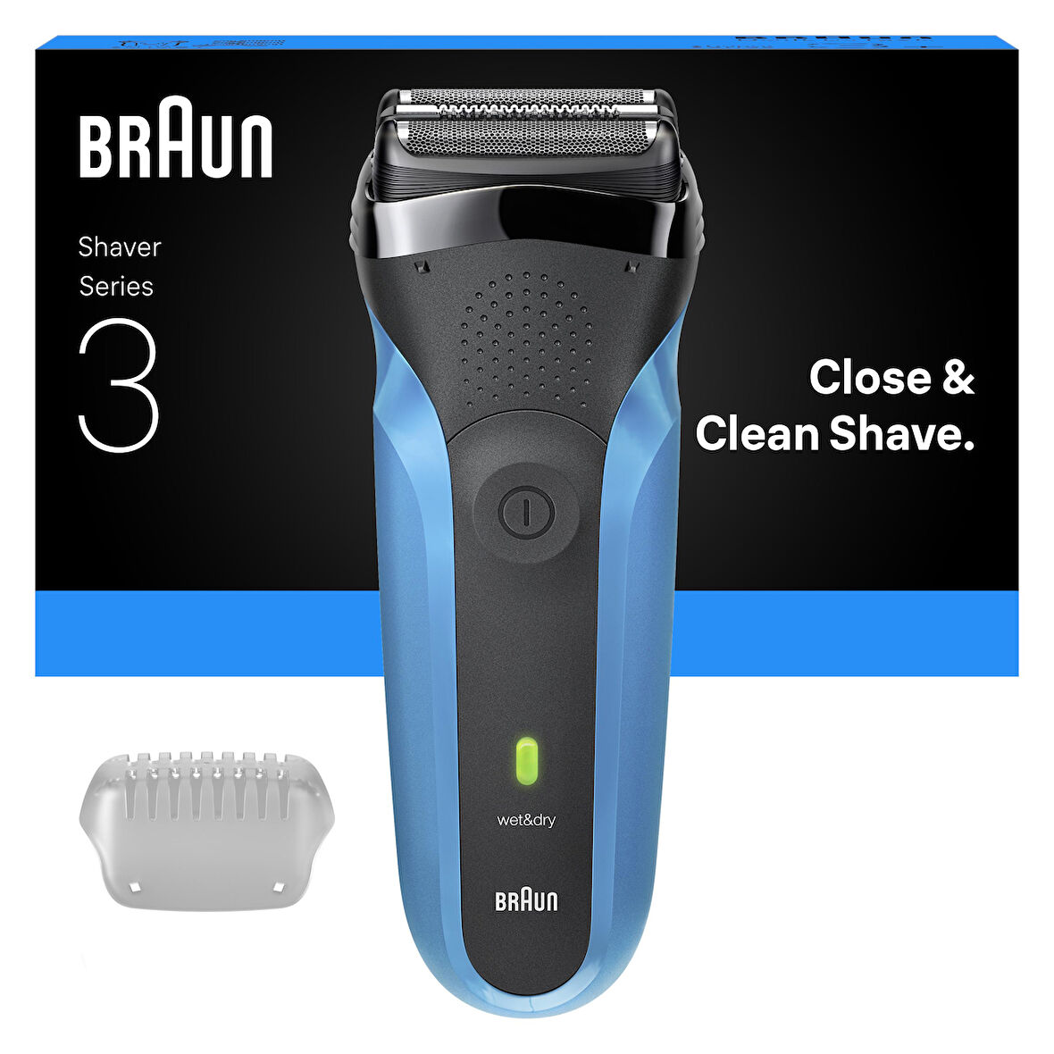 Braun Series 3 Elektrikli Tıraş Makinesi, Islak ve Kuru, 310S