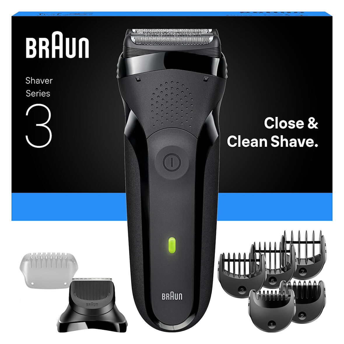 Braun Series 3 Shave & Style Sakal Şekillendirici ve Tıraş Makinesi, Kuru, 300BT
