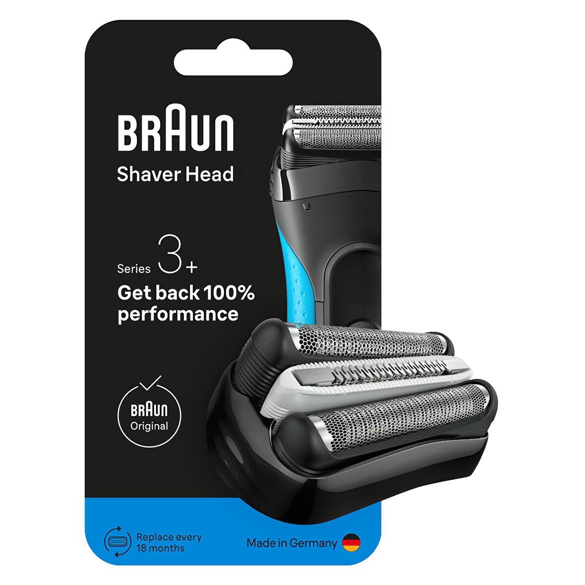 Braun Series 3+ Elektrikli Tıraş Makinesi Yedek Başlığı, 32B