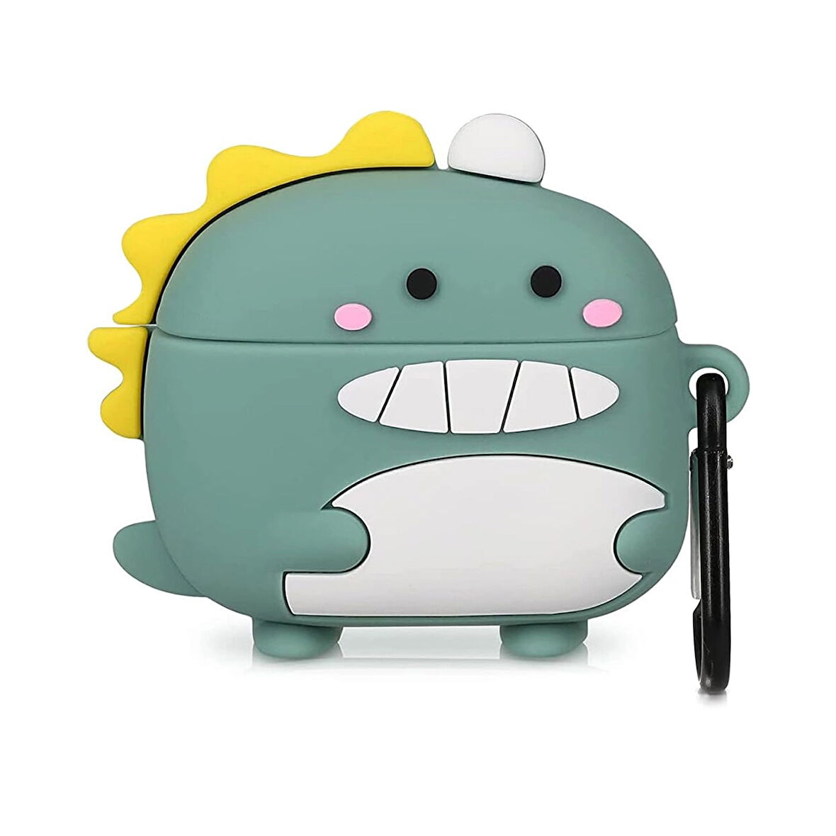 CaseOnn Samsung Galaxy Buds 3 Kılıf Karakter Figürlü Dinazor Yeşil