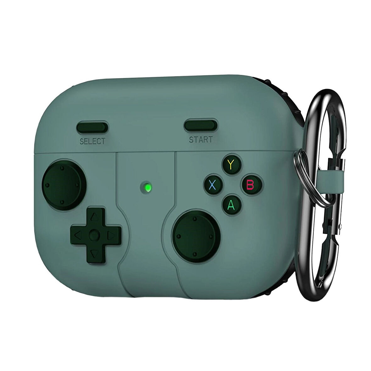 CaseOnn Samsung Galaxy Buds 3 FE Kılıf Retro GamePad Yeşil