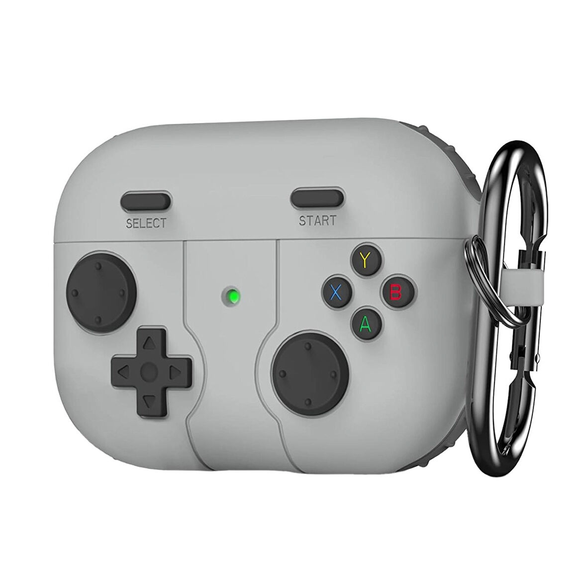 CaseOnn Samsung Galaxy Buds 3 FE Kılıf Retro GamePad Gri