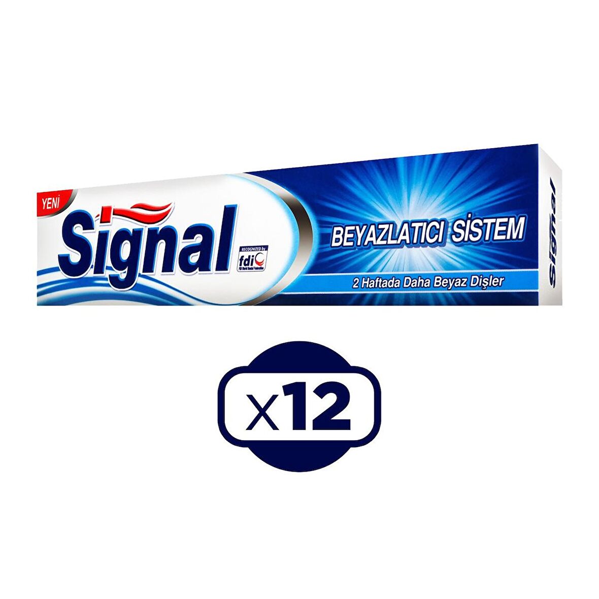 Signal Beyazlatıcı Sistem Diş Macunu 50 ml x 12 Adet