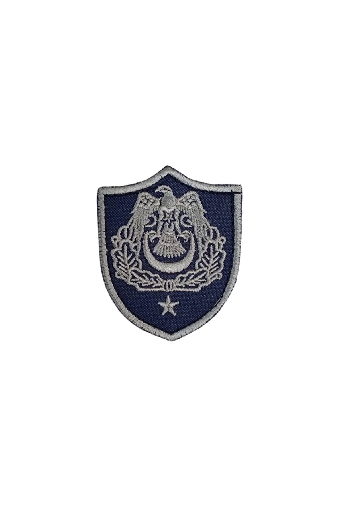 Hava Kuvvetleri Binbasi Subay Lacivert Zemin Kartal Nakisli Sirmali Mini Polar Rutbe