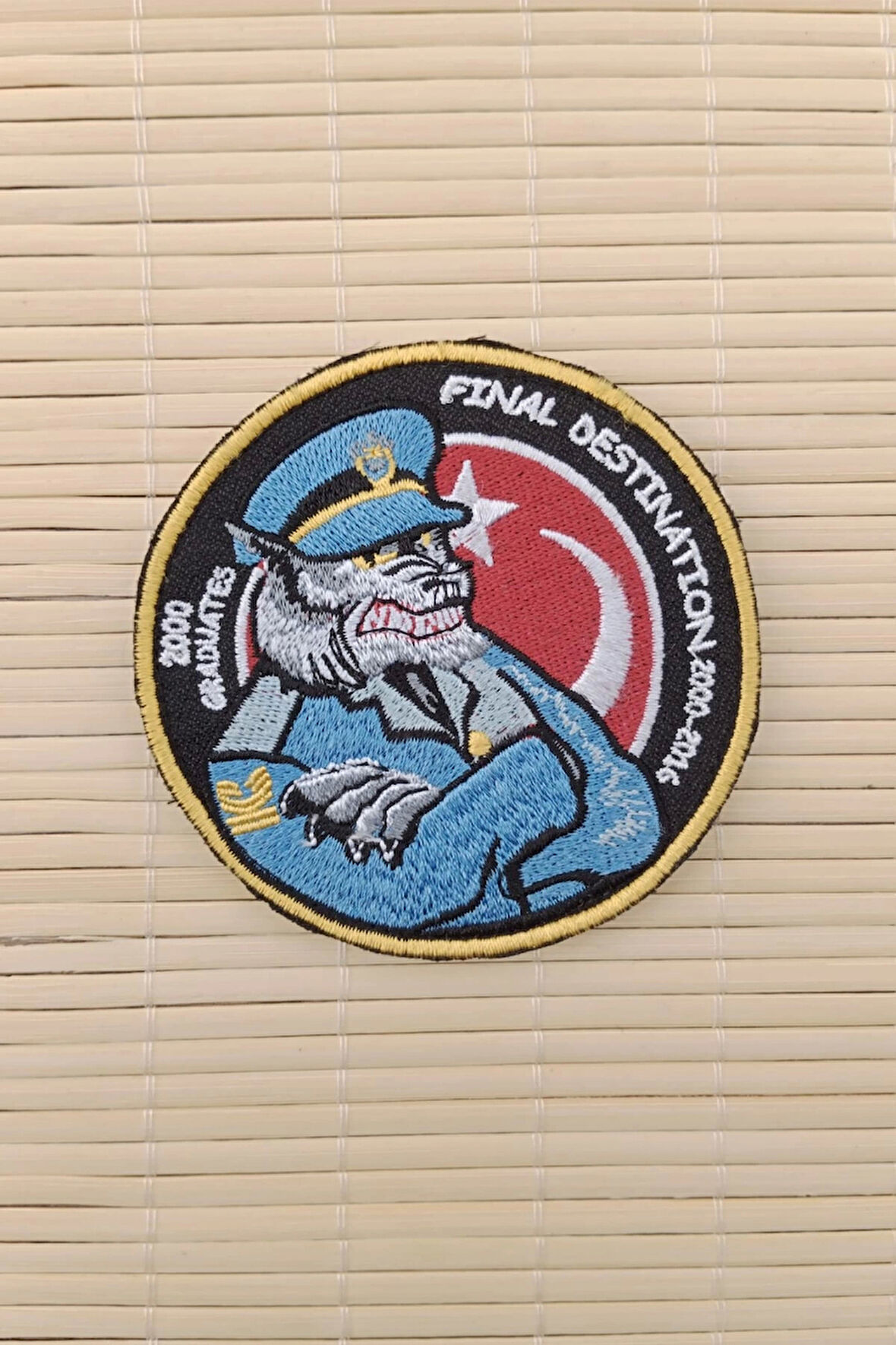 2000 graduates final destination 2000 2016 yazili nakis islemeli arma pec patch