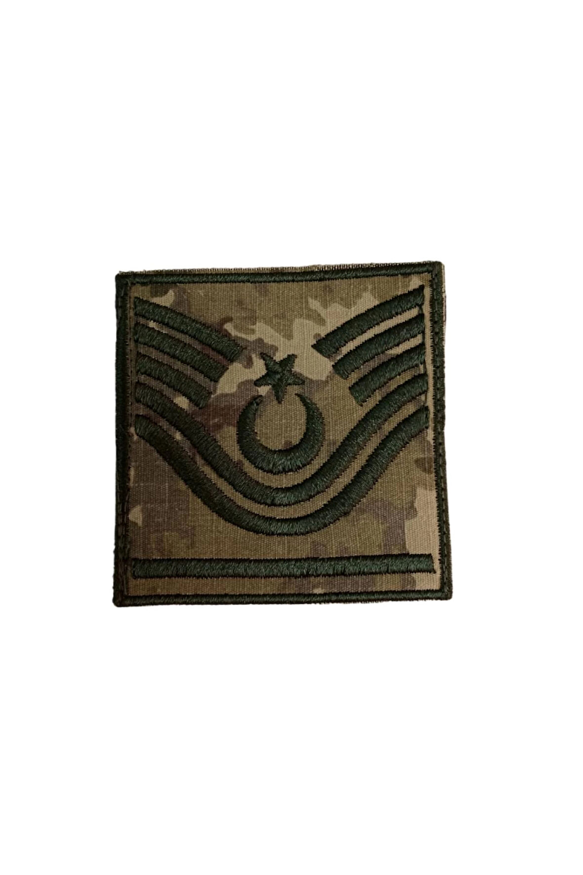 kara kuvvetleri astsubay bascavus kamuflaj renkli nakis kol rutbe