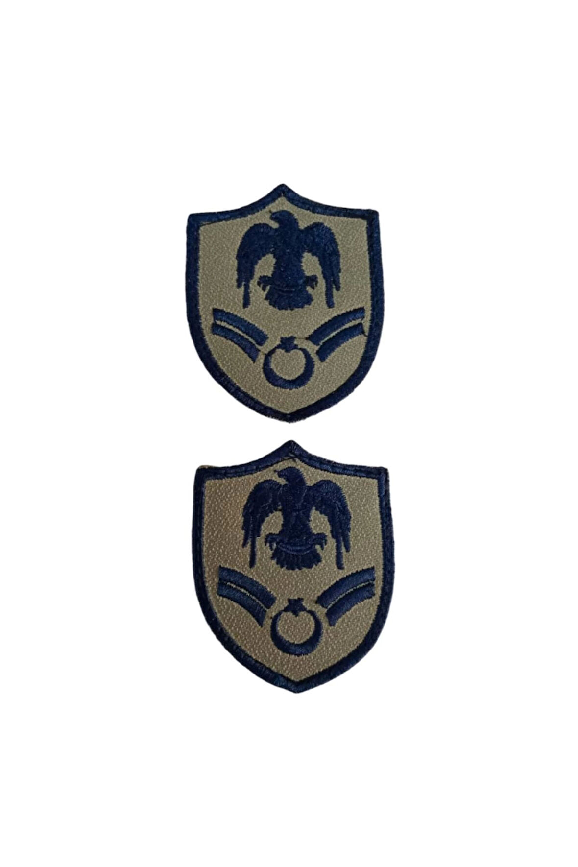 Hava Kuvvetleri Astsubay Cavus Kartal Nakisli Gri Zemin Mini Tisort Rutbesi