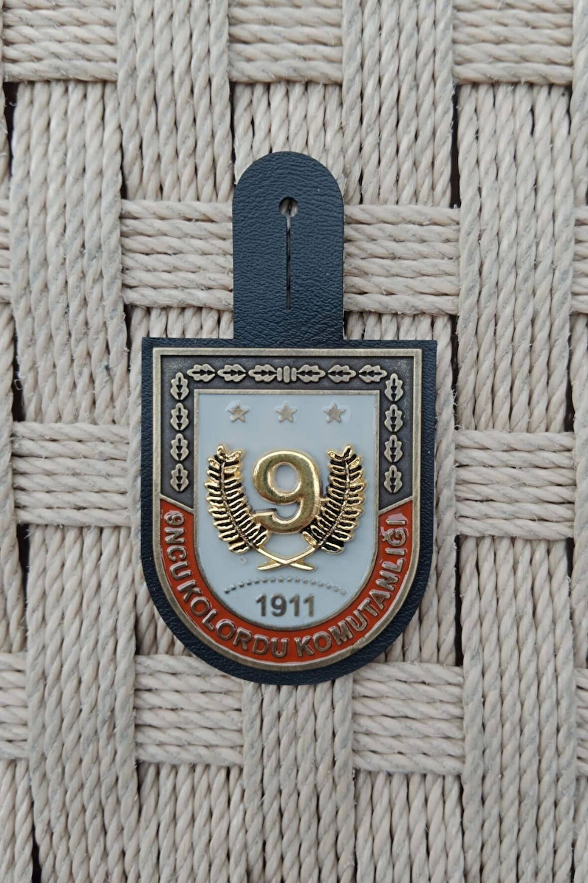 9 ncu Kolordu komutanligi 1911 1 nolu harici metal gogus brovesi