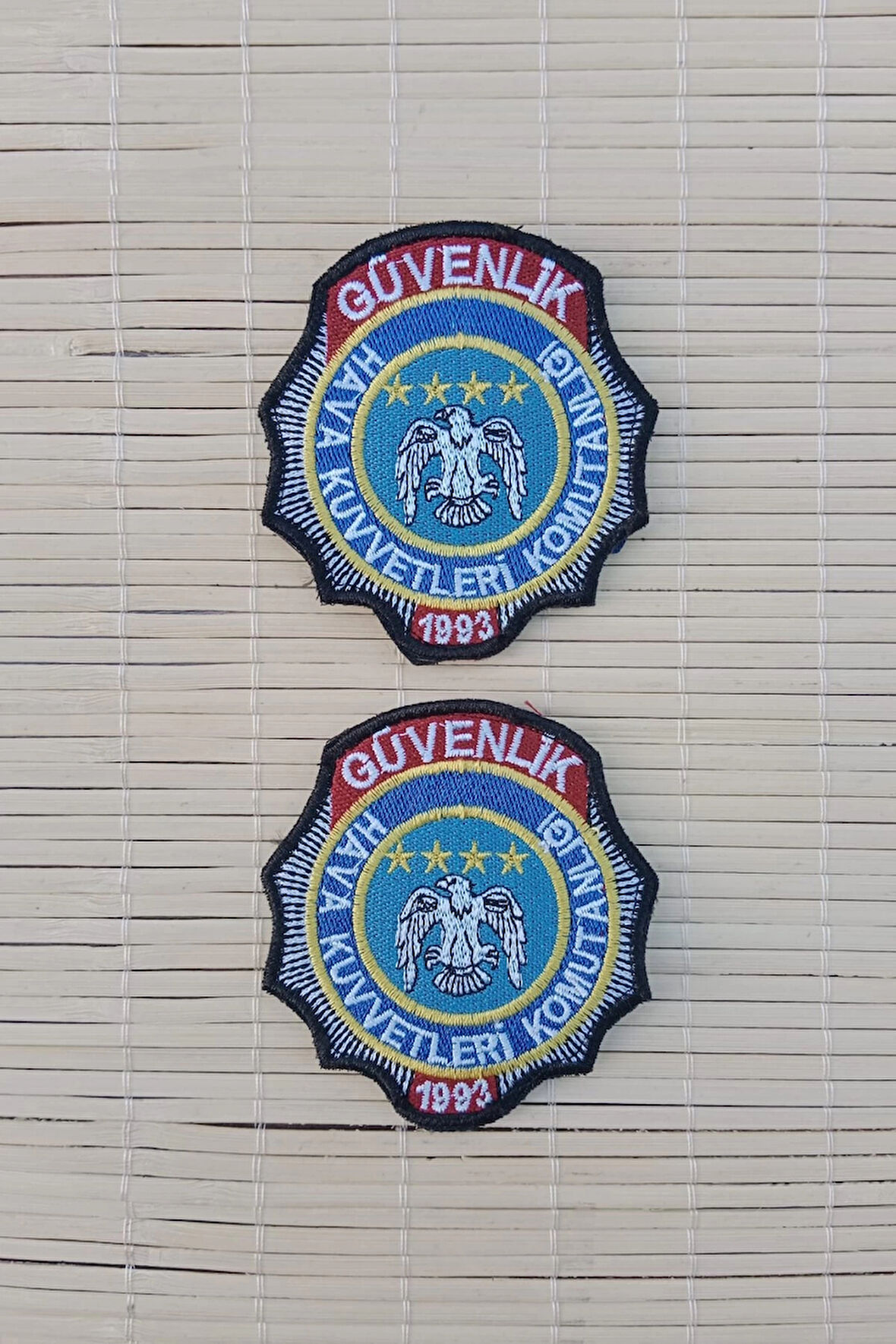 hava kuvvetleri komutanligi guvenlik 1993 nakis islemeli arma pec patch