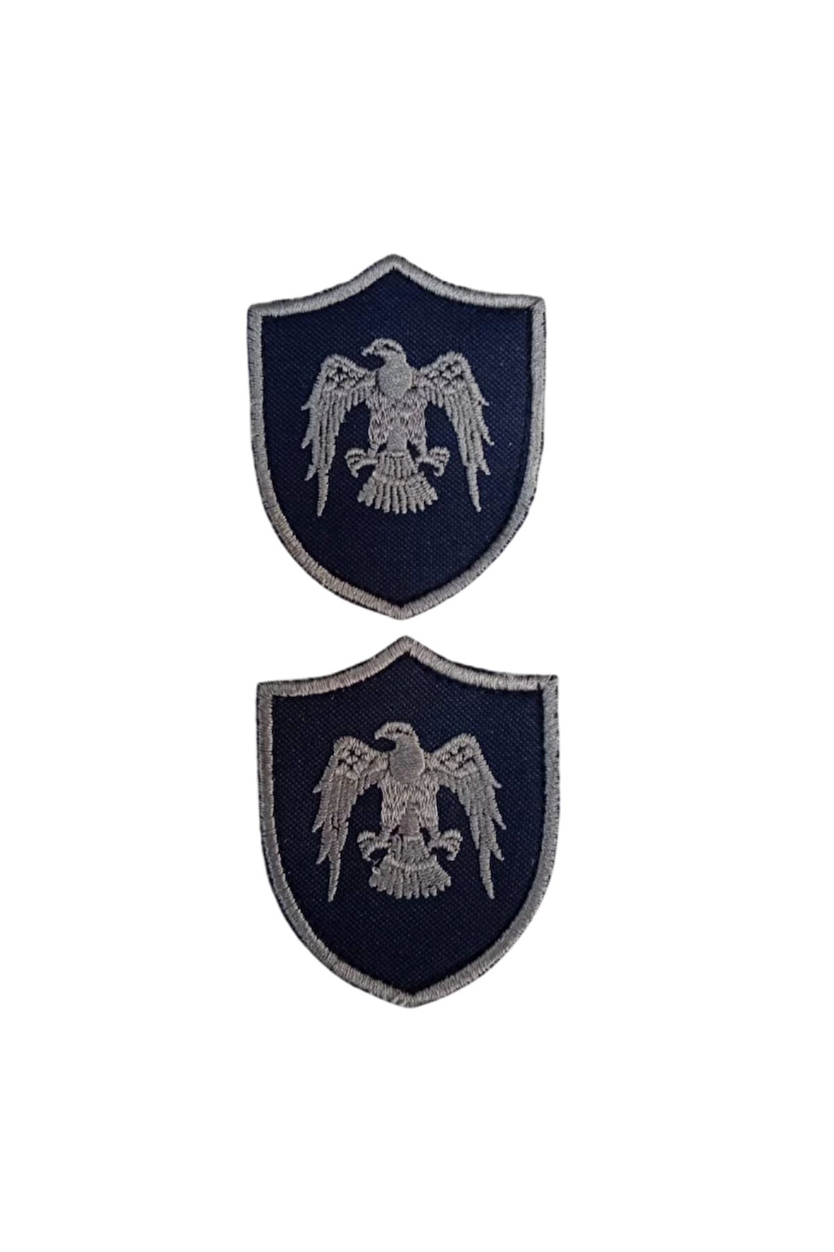 Hava Kuvvetleri Lacivert Zemin Kartal Nakisli Mini Polar Er Rutbe Armasi