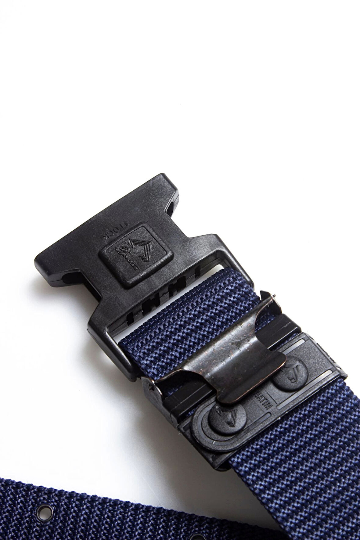 hava kuvvetleri lacivert renkli plastik tokali delikli airsoft taktik askeri palaska dokuma kemer