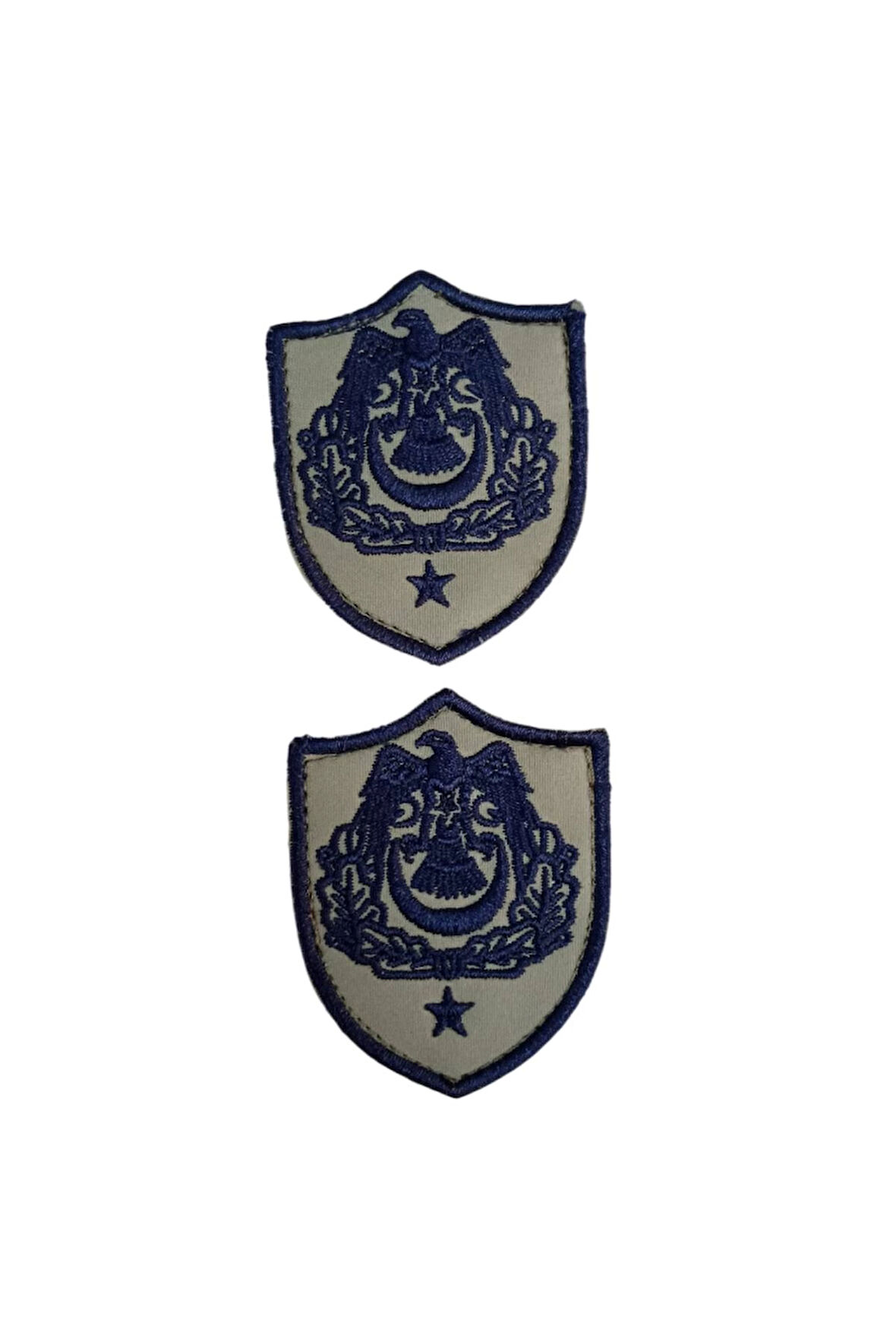 Hava Kuvvetleri Binbasi Subay Gri Zemin Kartal Nakisli Sirmali Mini Tisort Rutbesi