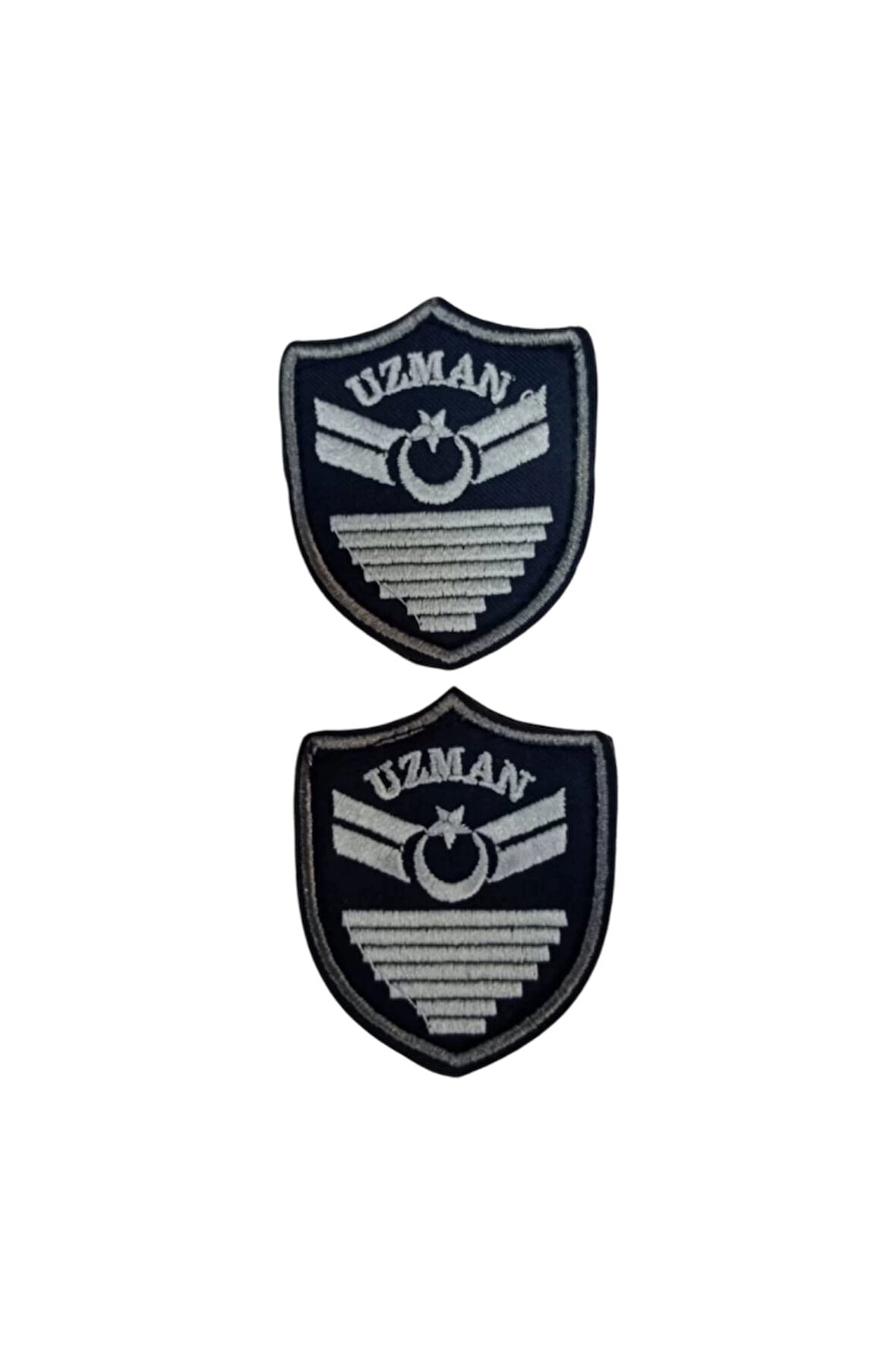 Hava Kuvvetleri Uzman Cavus 7 Kademe Lacivert Zemin Nakisli Mini Polar Arma Rutbesi