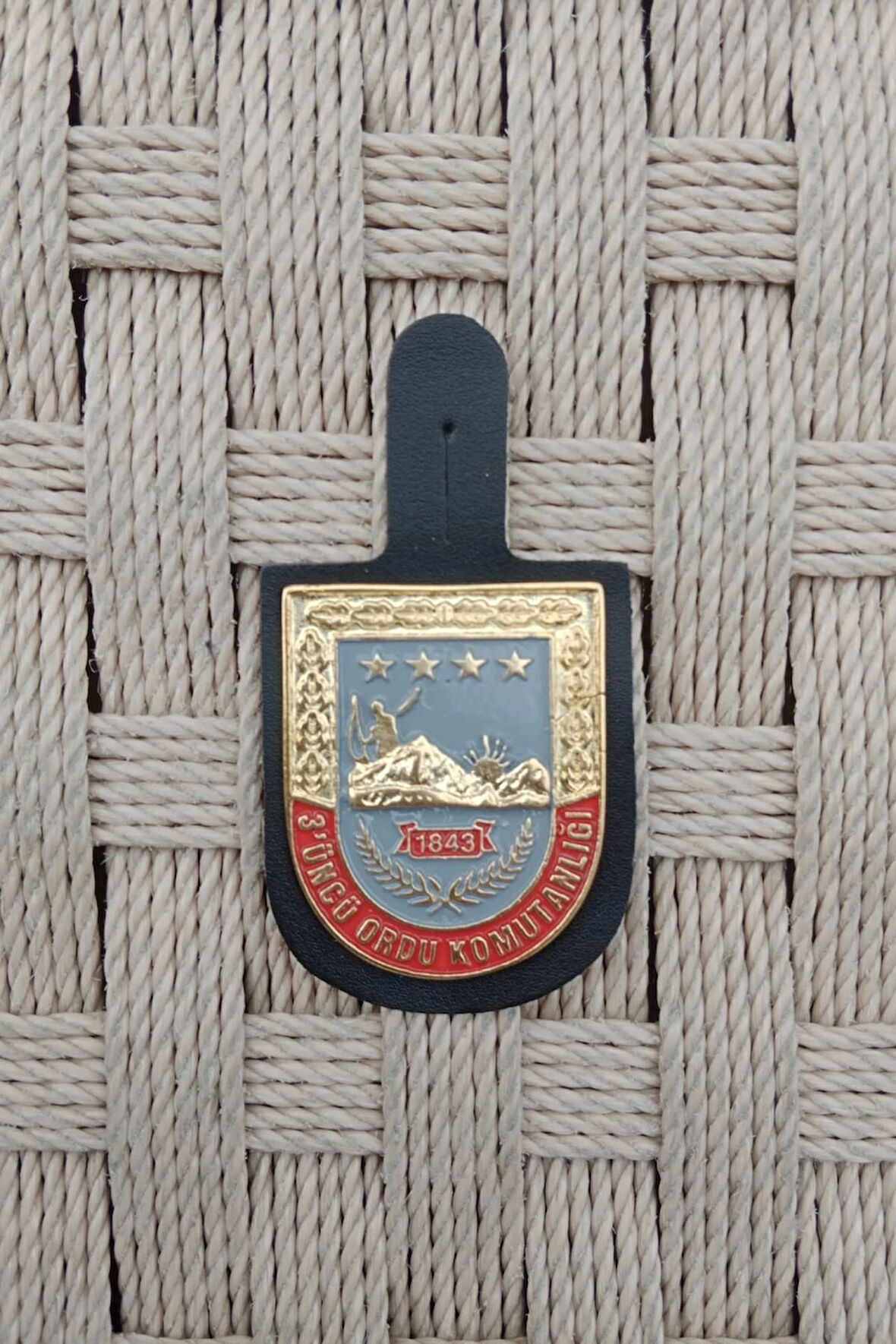 3 ncu Ordu komutanligi 1843 1 nolu harici metal gogus brovesi