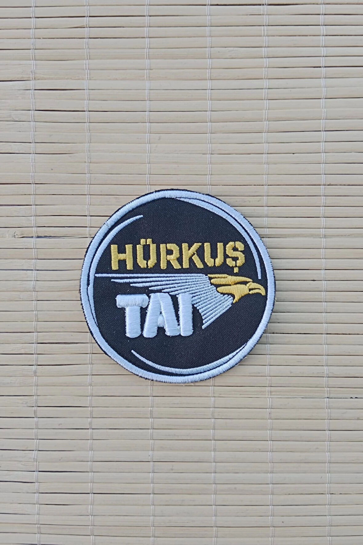 hurkus tai yazili logolu nakis islemeli arma patch pec
