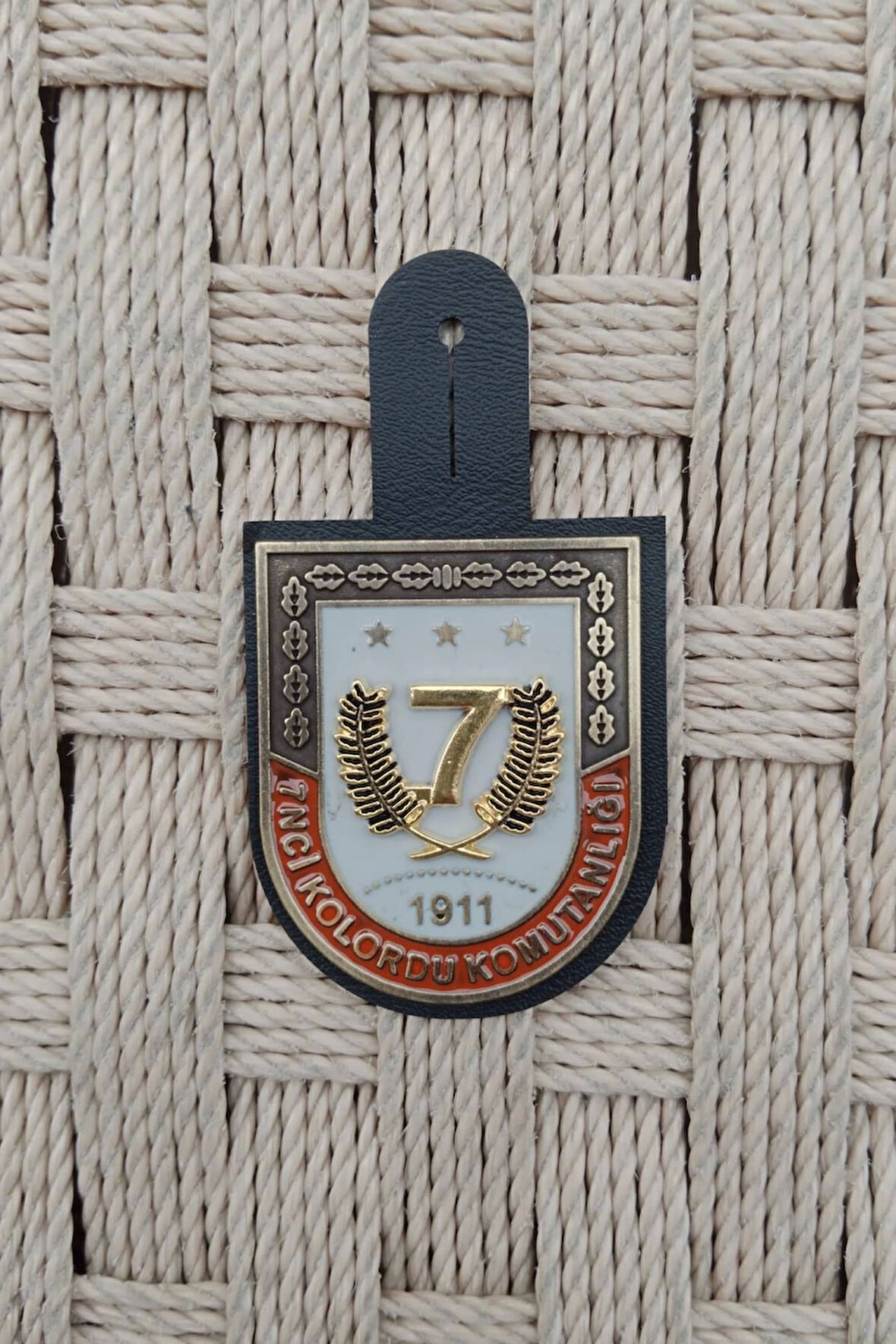 7 nci Kolordu komutanligi 1911 1 nolu harici metal gogus brovesi