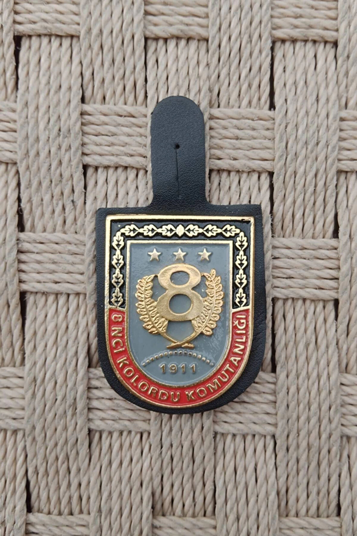 8 nci Kolordu komutanligi 1911 1 nolu harici metal gogus brovesi