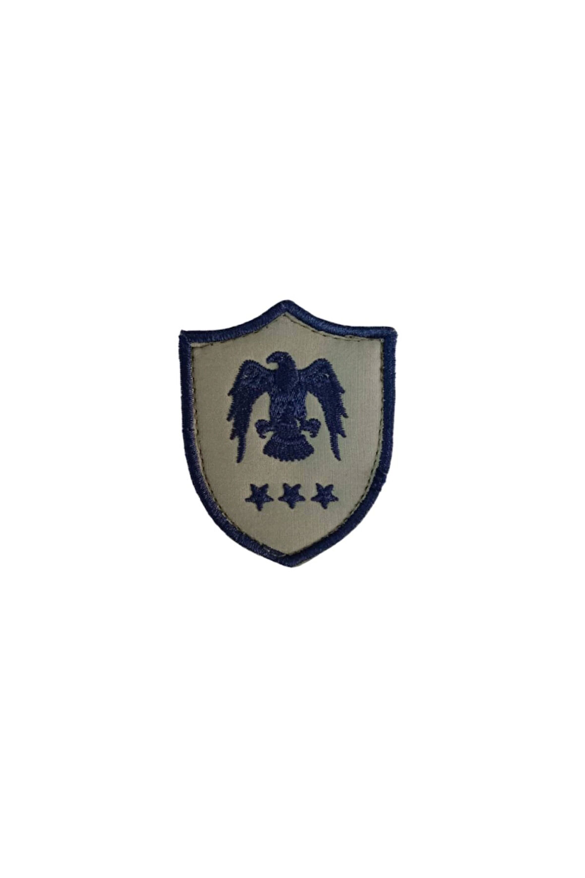 Hava Kuvvetleri Yuzbasi Gri Zemin Kartal Nakisli Mini Subay Tisort Rutbe