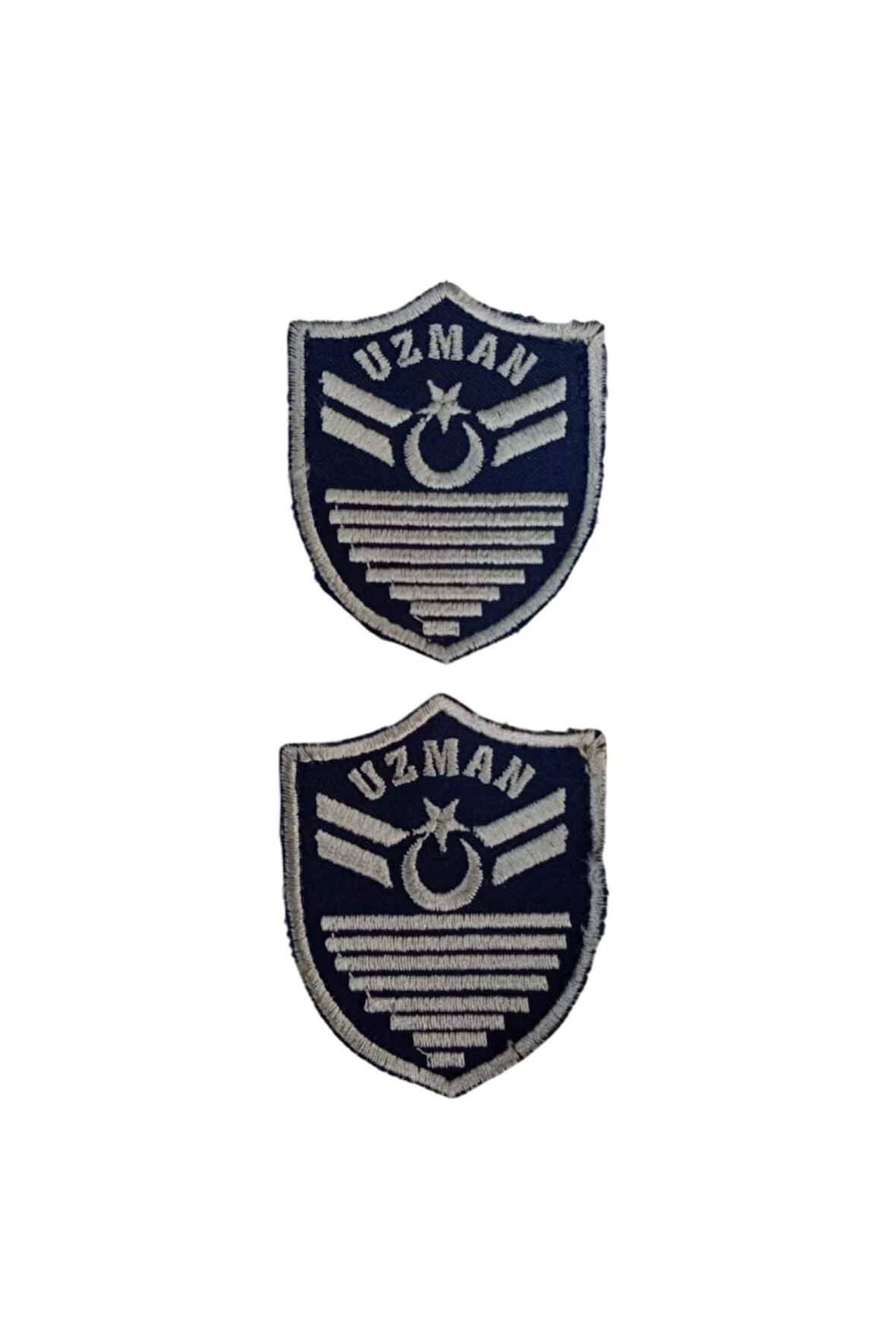 Hava Kuvvetleri Uzman Cavus 8 Kademe Lacivert Zemin Nakisli Mini Polar Rutbesi