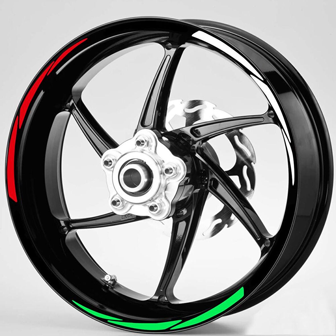 İtaly Desing 3 Renk 3 Parçalı Reflektif Jant Şeridi Sticker Çınar Extreme