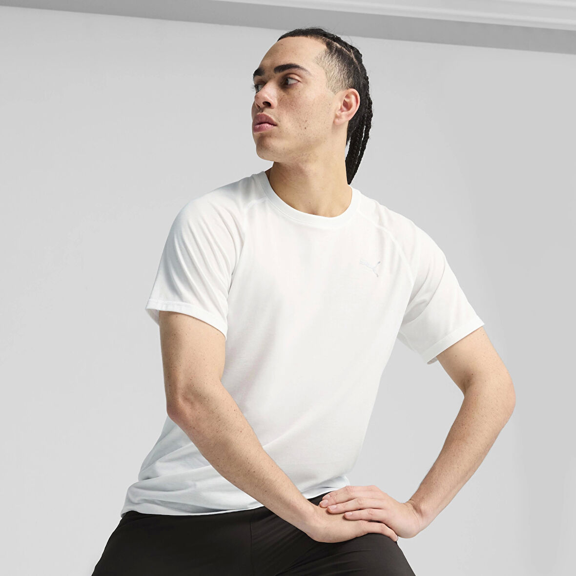 Puma Run Tri-Blend BeyazErkek Tişörtü 52660302