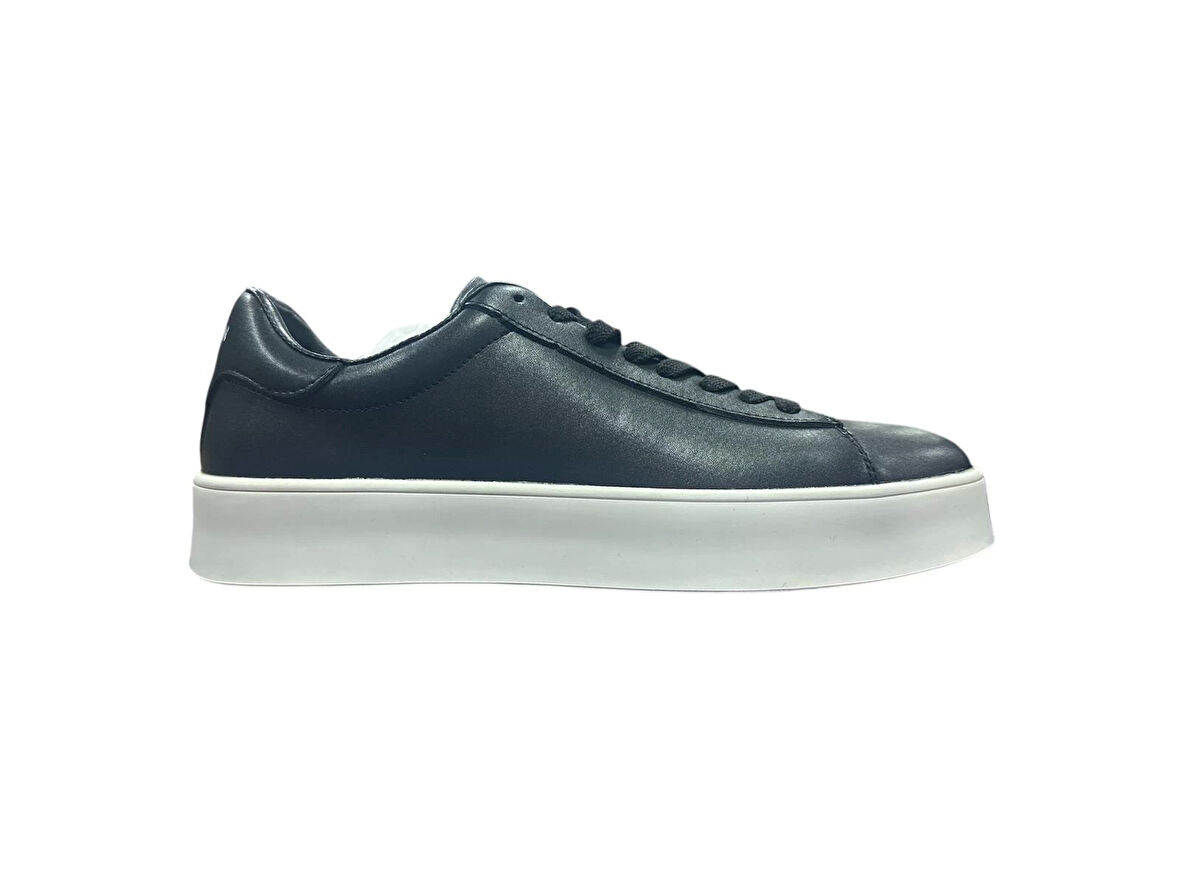 Lufian Anton Erkek Hakiki Deri Sneaker Siyah 111230254