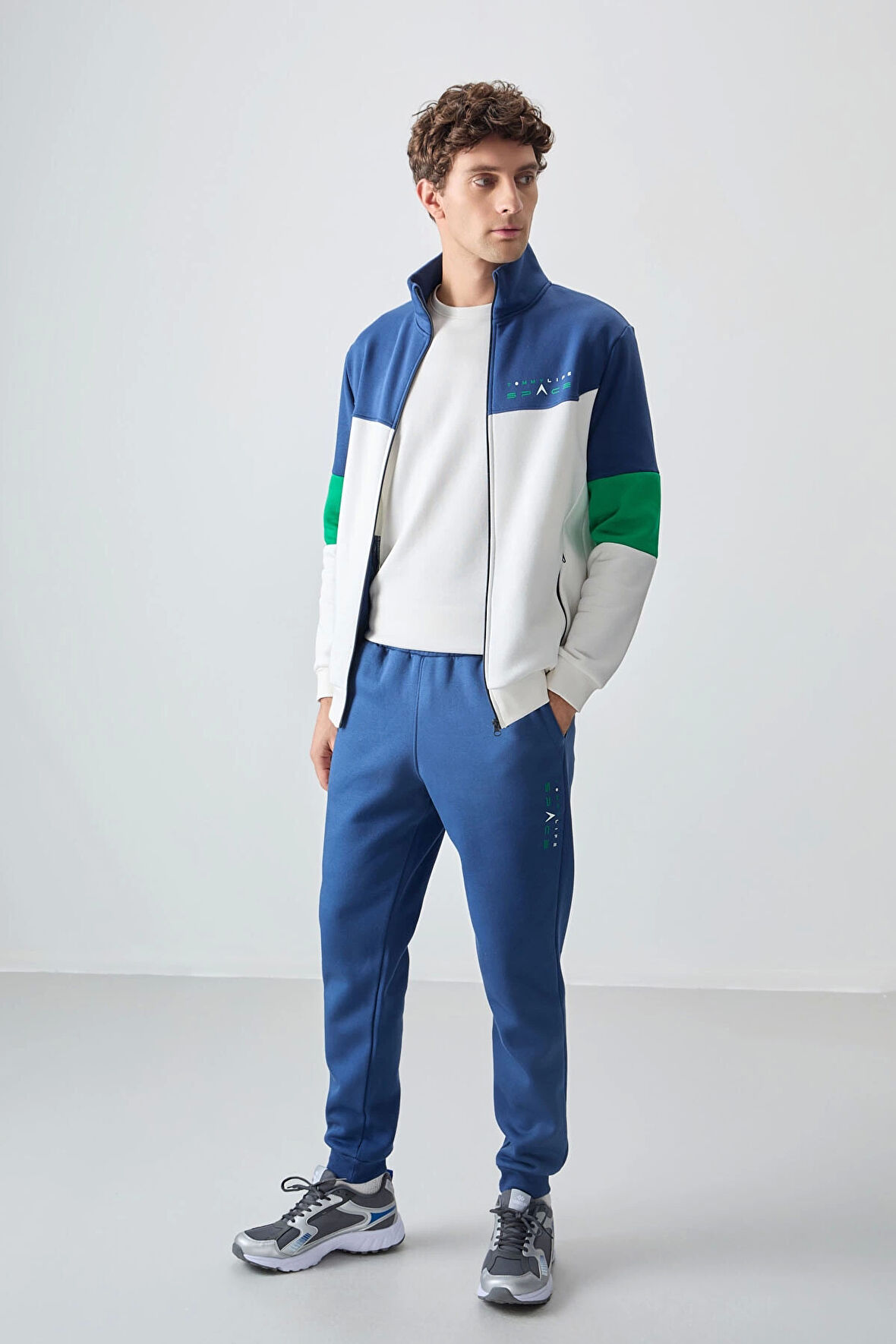 Tommy Life 3 İplik şardonlu Erkek Eşofman Takımı 85186