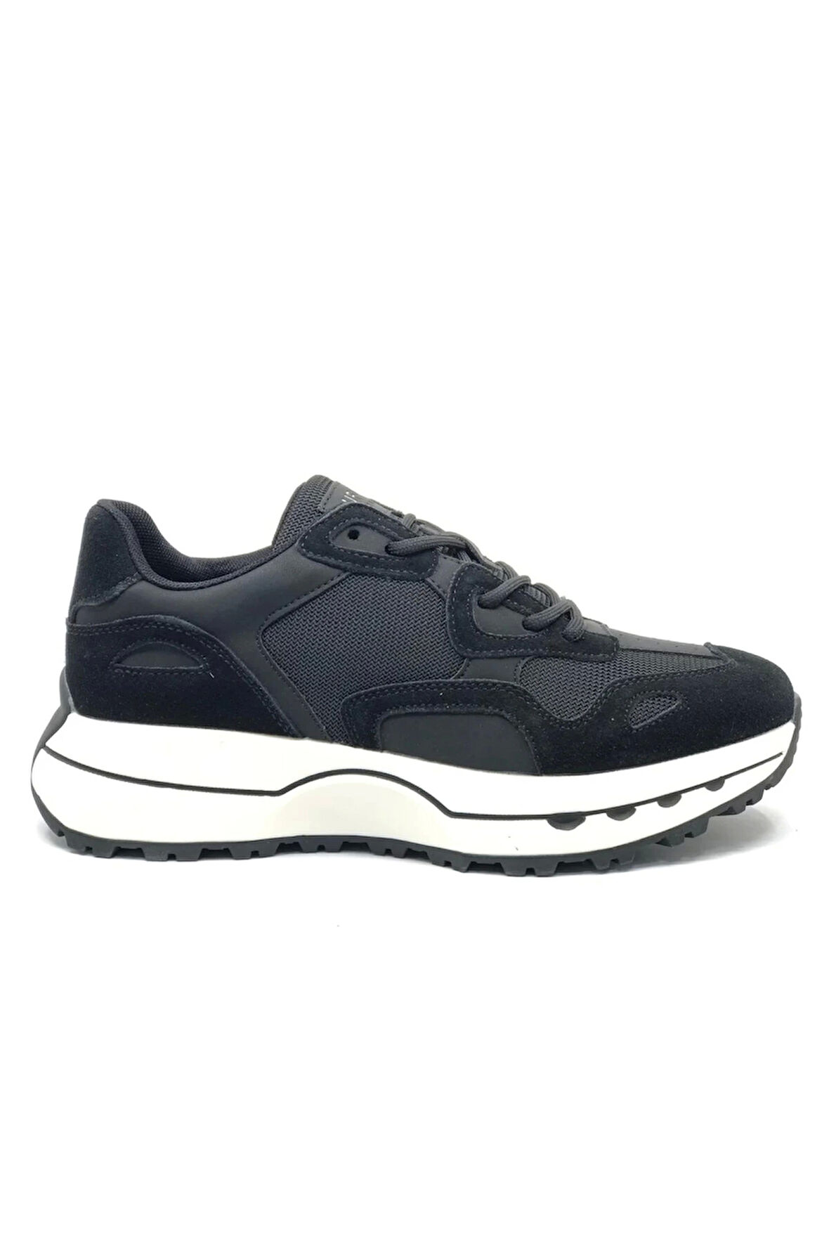 Lufian Graham Sneaker Erkek Deri Ayakkabı Siyah 111230268