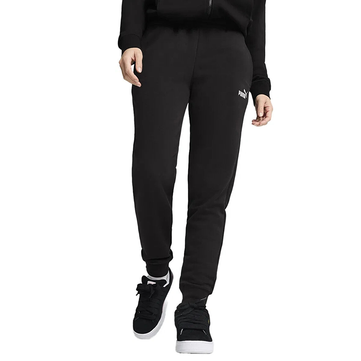 Puma Ess No. 1 Logo Kadın Siyah Günlük Stil Eşofman Altı 68245001